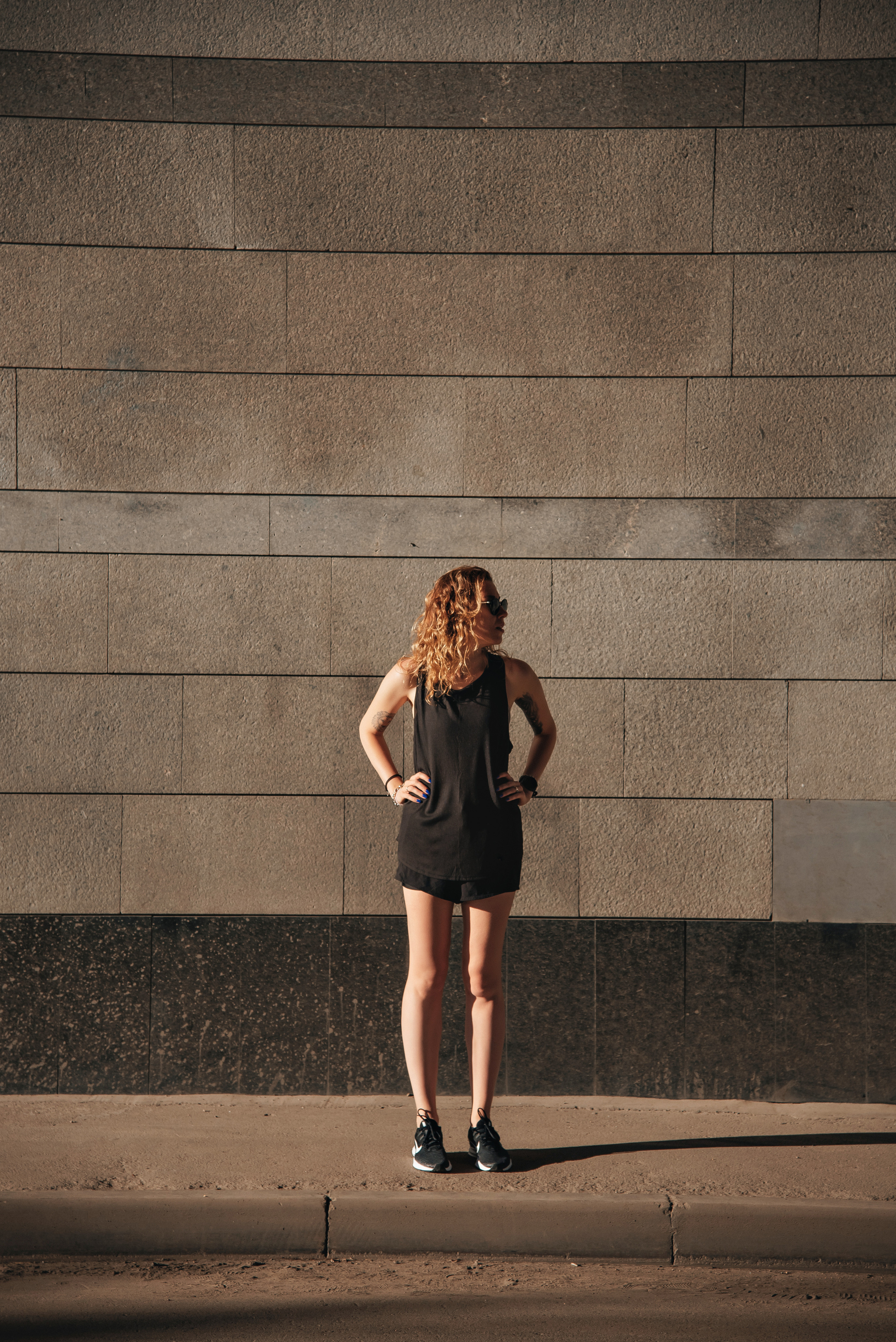 Спортивная фотосессия для девушки. Фотограф Москва