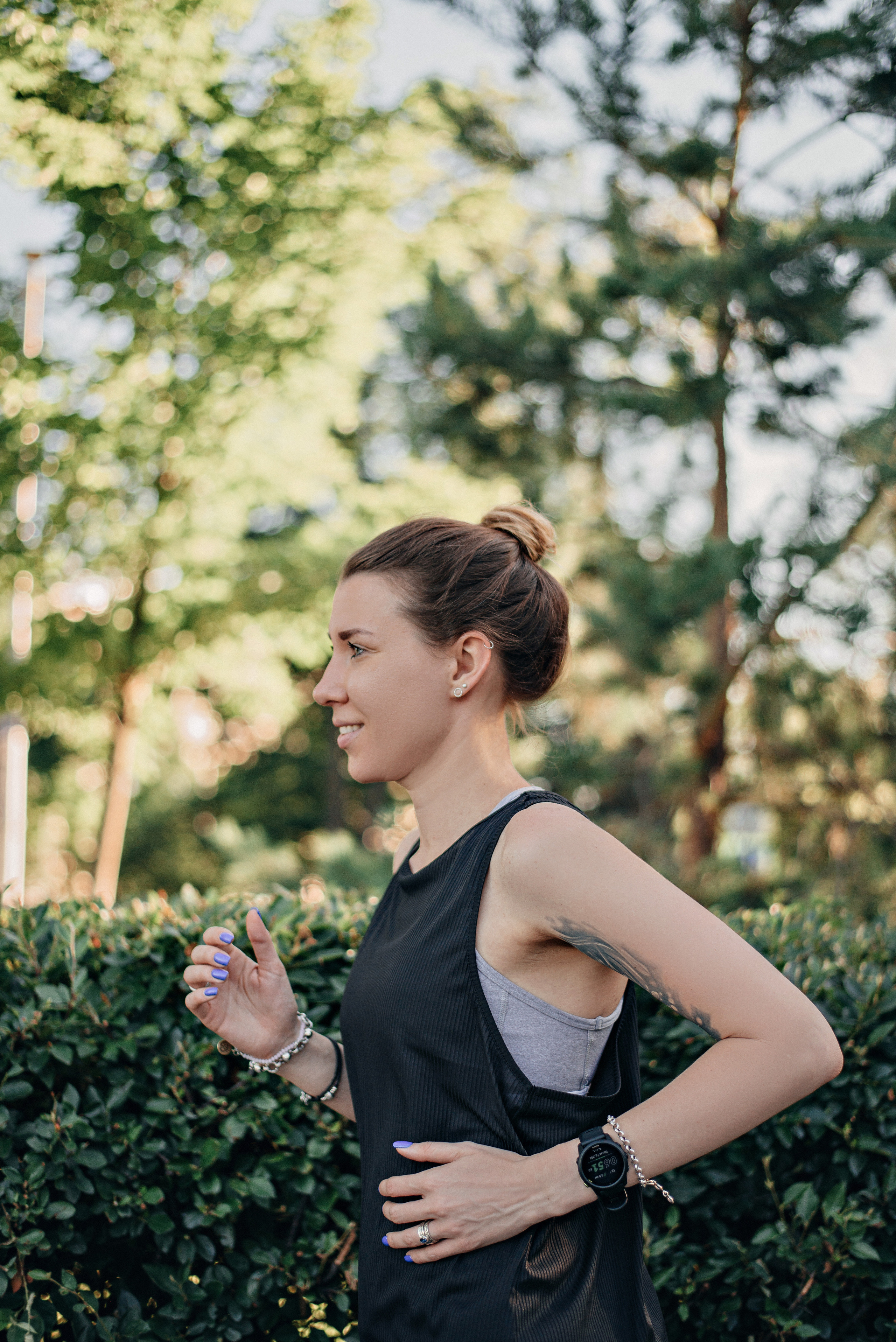 Спортивная фотосессия для девушки. Фотограф Москва