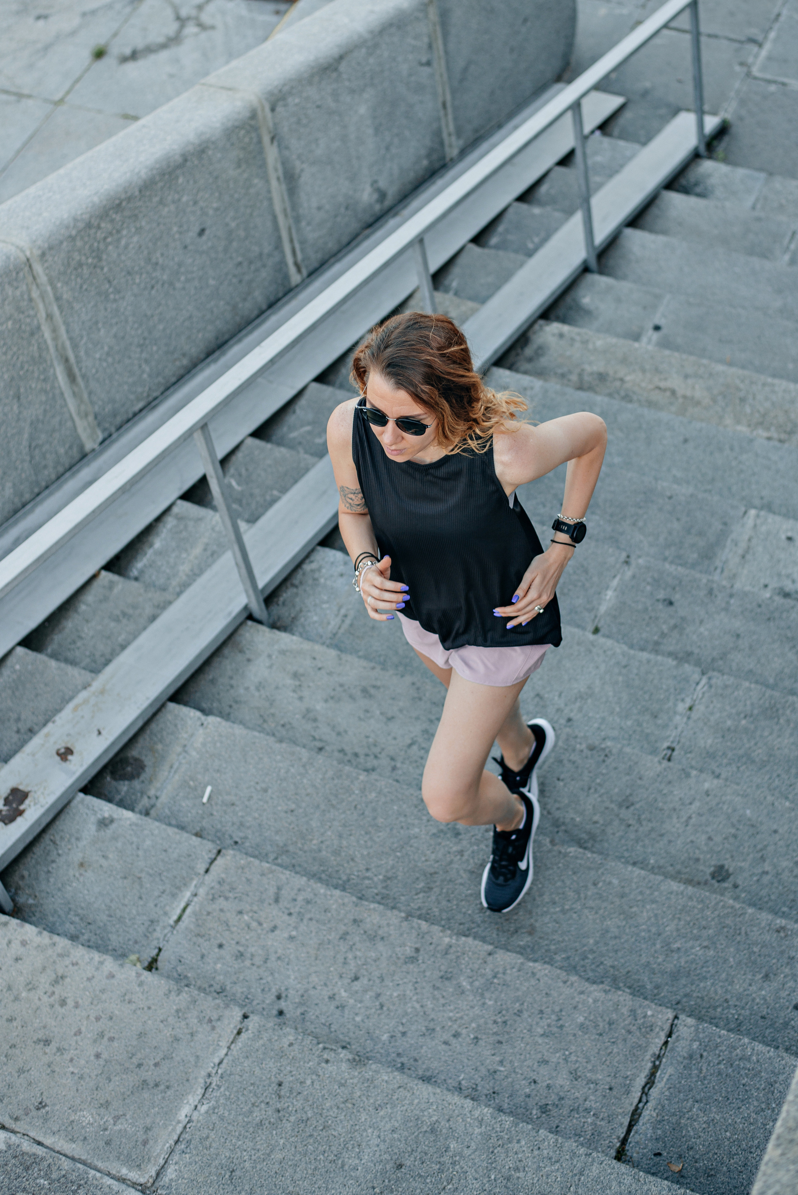 Спортивная фотосессия для девушки. Фотограф Москва