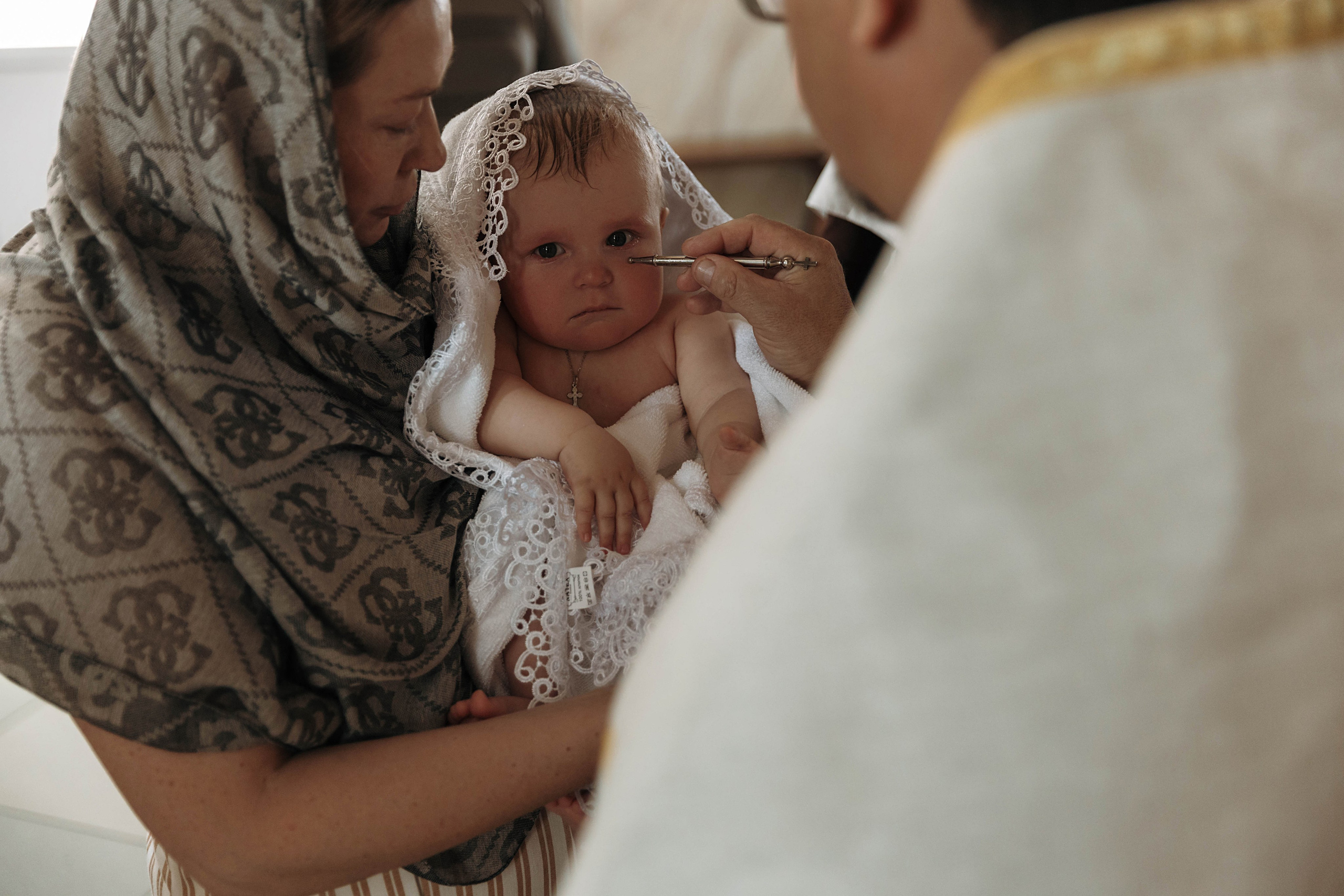 Таинство Крещения Льва. Фотограф Сальск Катерина
