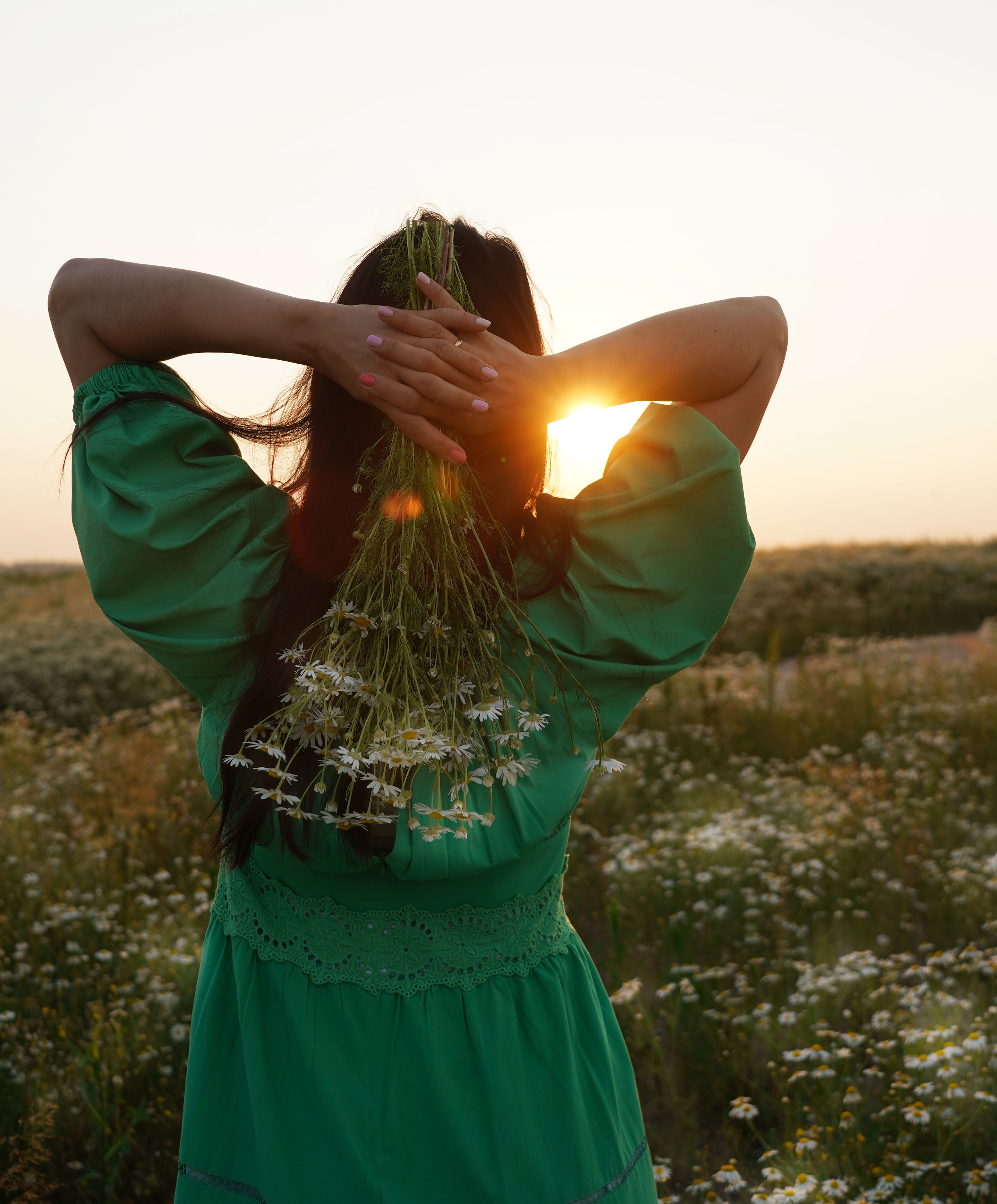 Ромашковое поле для Александры. Моя фотостудия: поле, лес, море и горы… Казань — Москва — Болгария