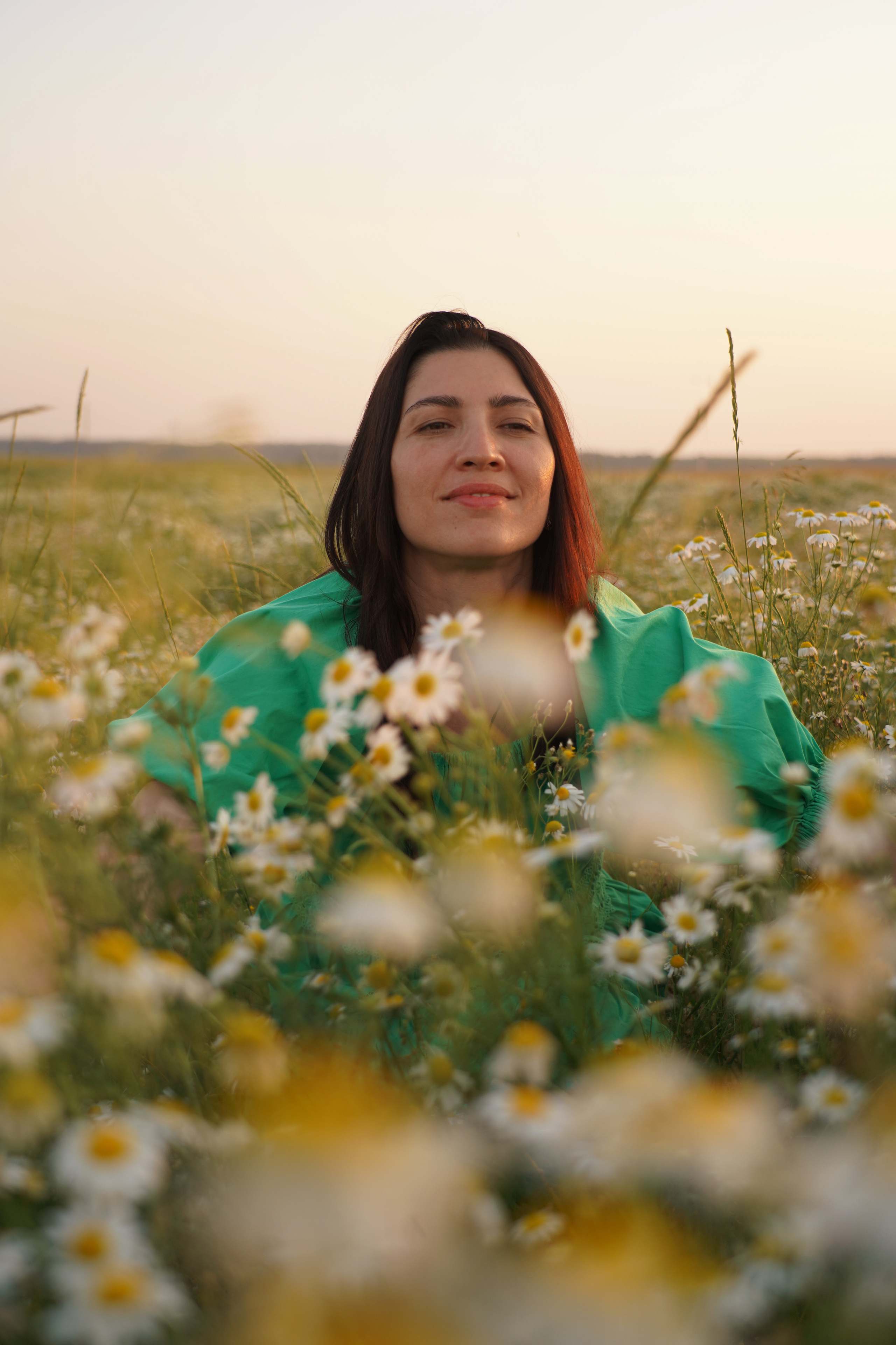 Ромашковое поле для Александры. Моя фотостудия: поле, лес, море и горы… Казань — Москва — Болгария