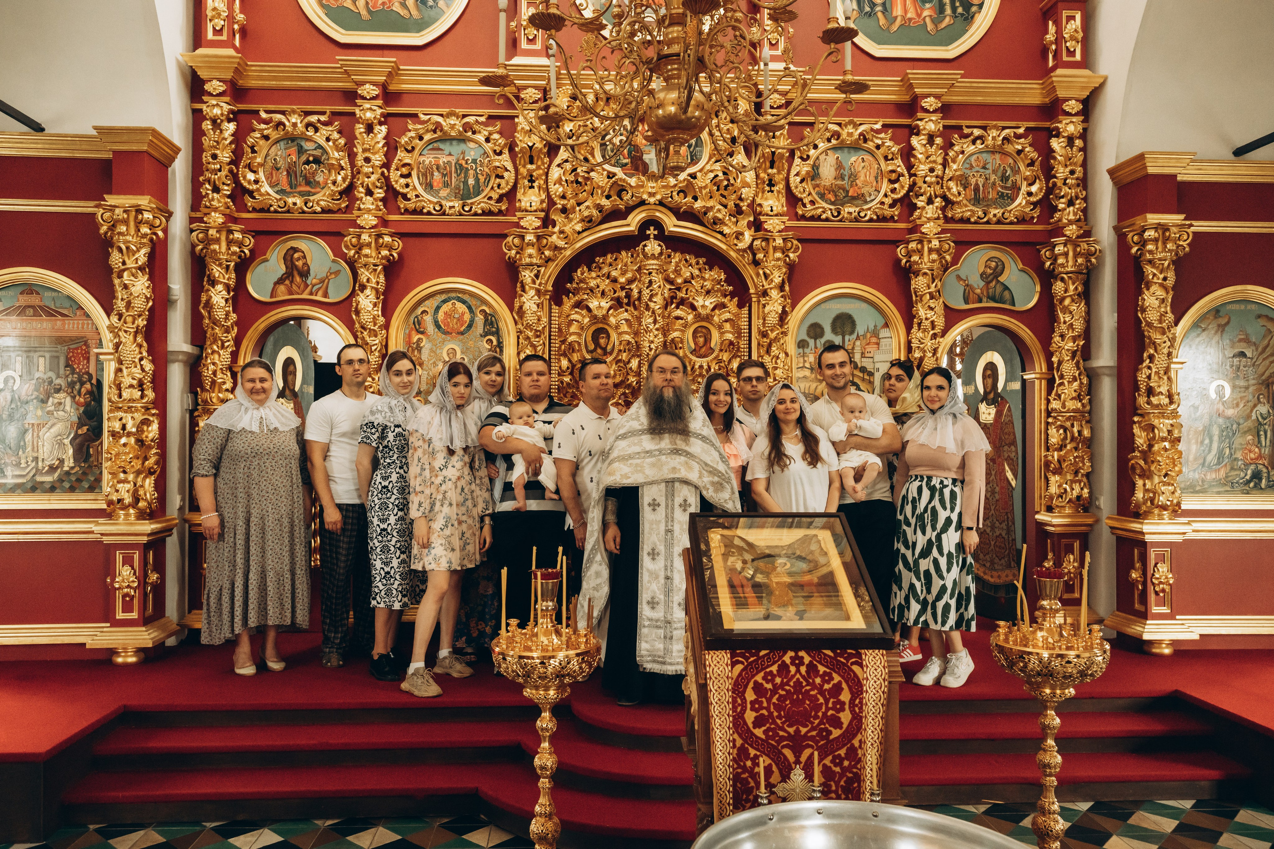 Крещение малышей