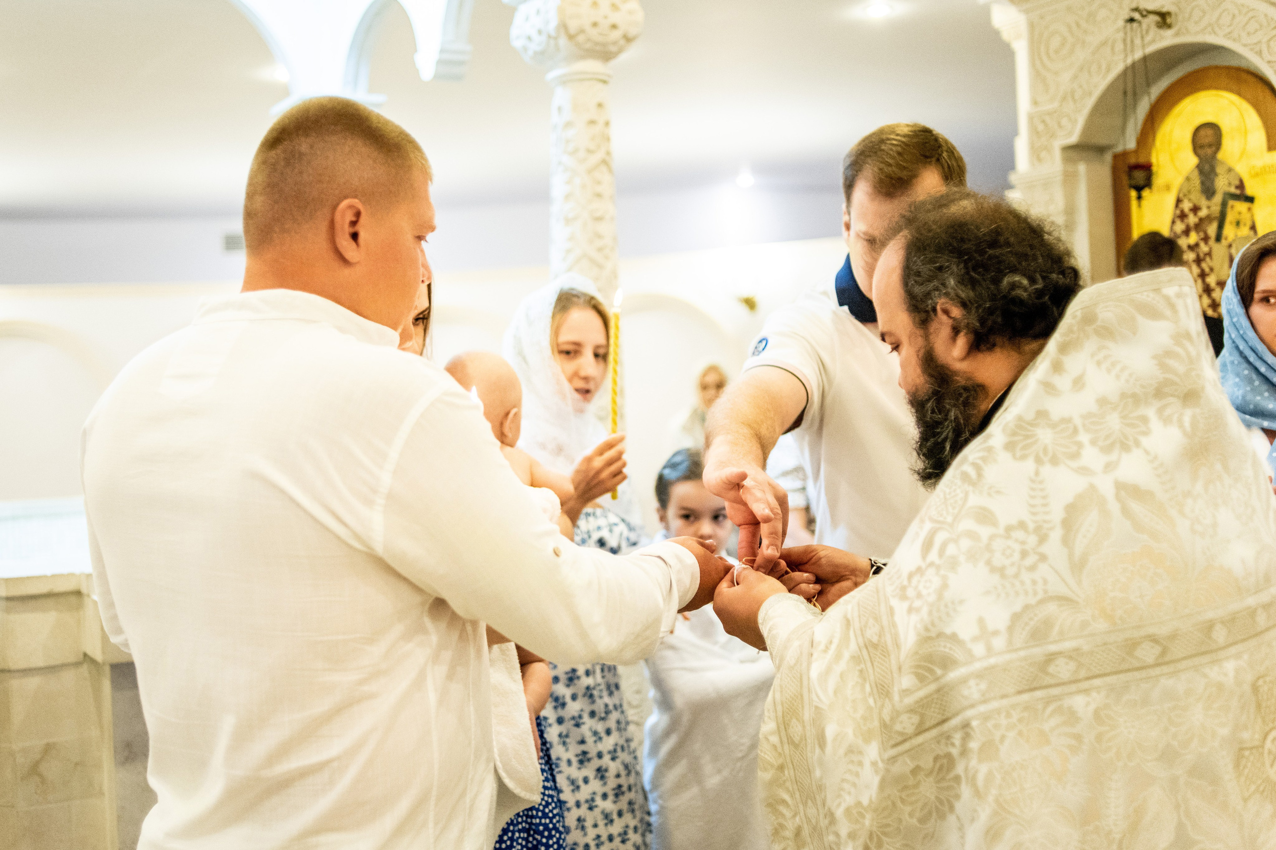 Крещении Ксении. Фотограф Юлия Попова