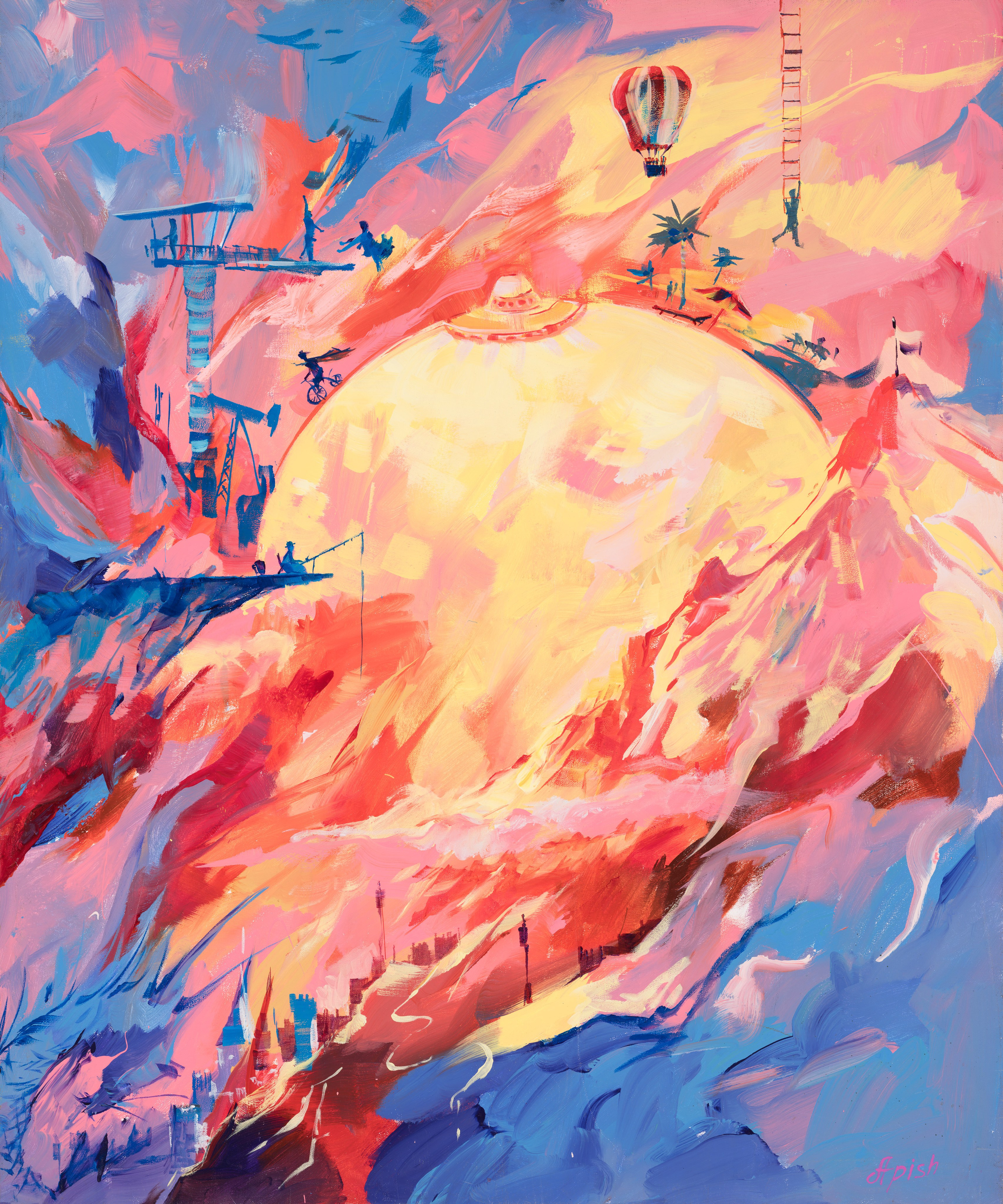 Числа Фибоначчи 233,21,8,2 (Алексей Апиш, художник) - фотограф Сергей Денисенко