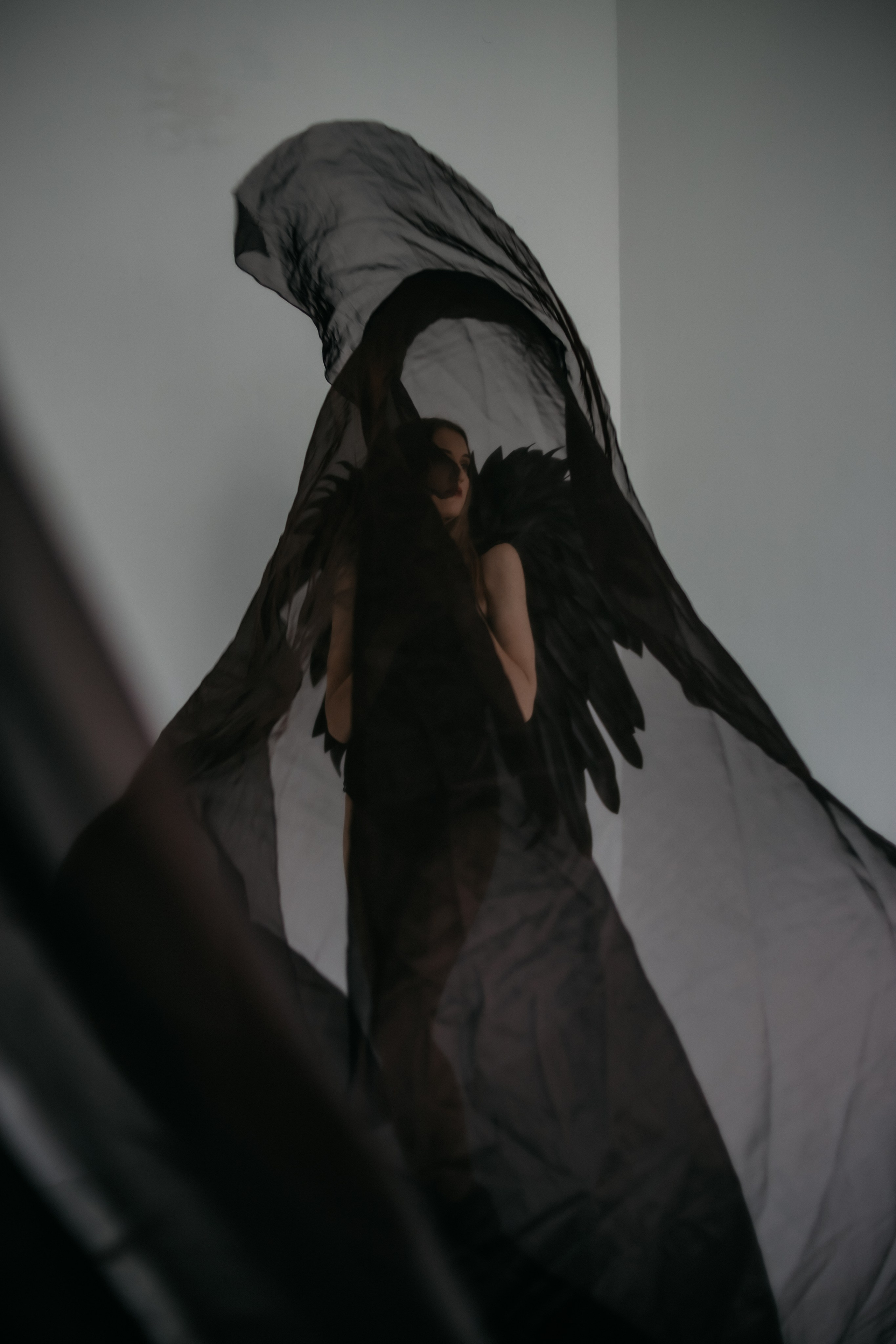 Татьяна. Черный ангел. Фотограф Регина Крикунова г. Красноярск