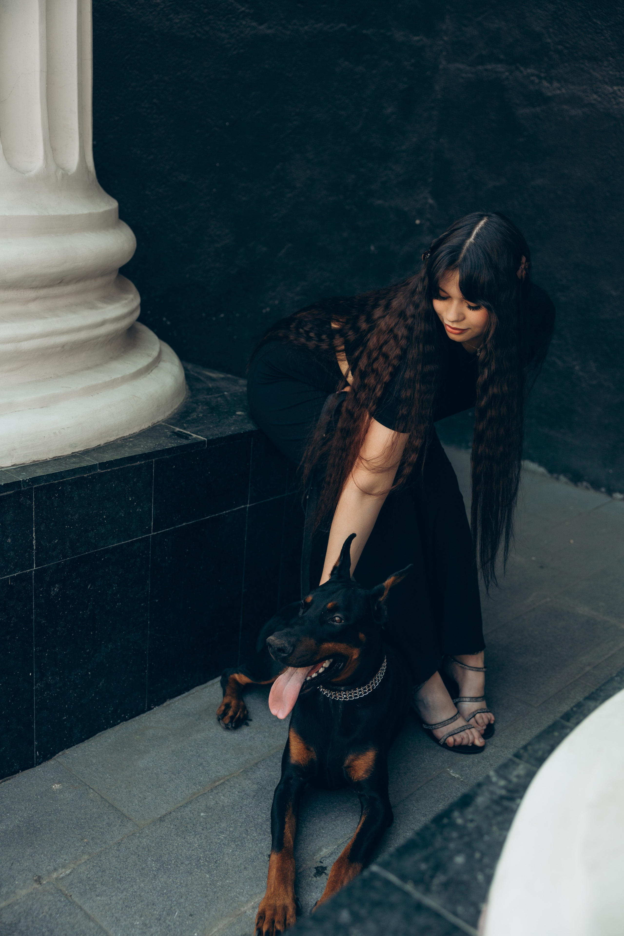 Фотосессия с доберманом. Свадебный, семейный фотограф в Иркутске Светлана Макаричева