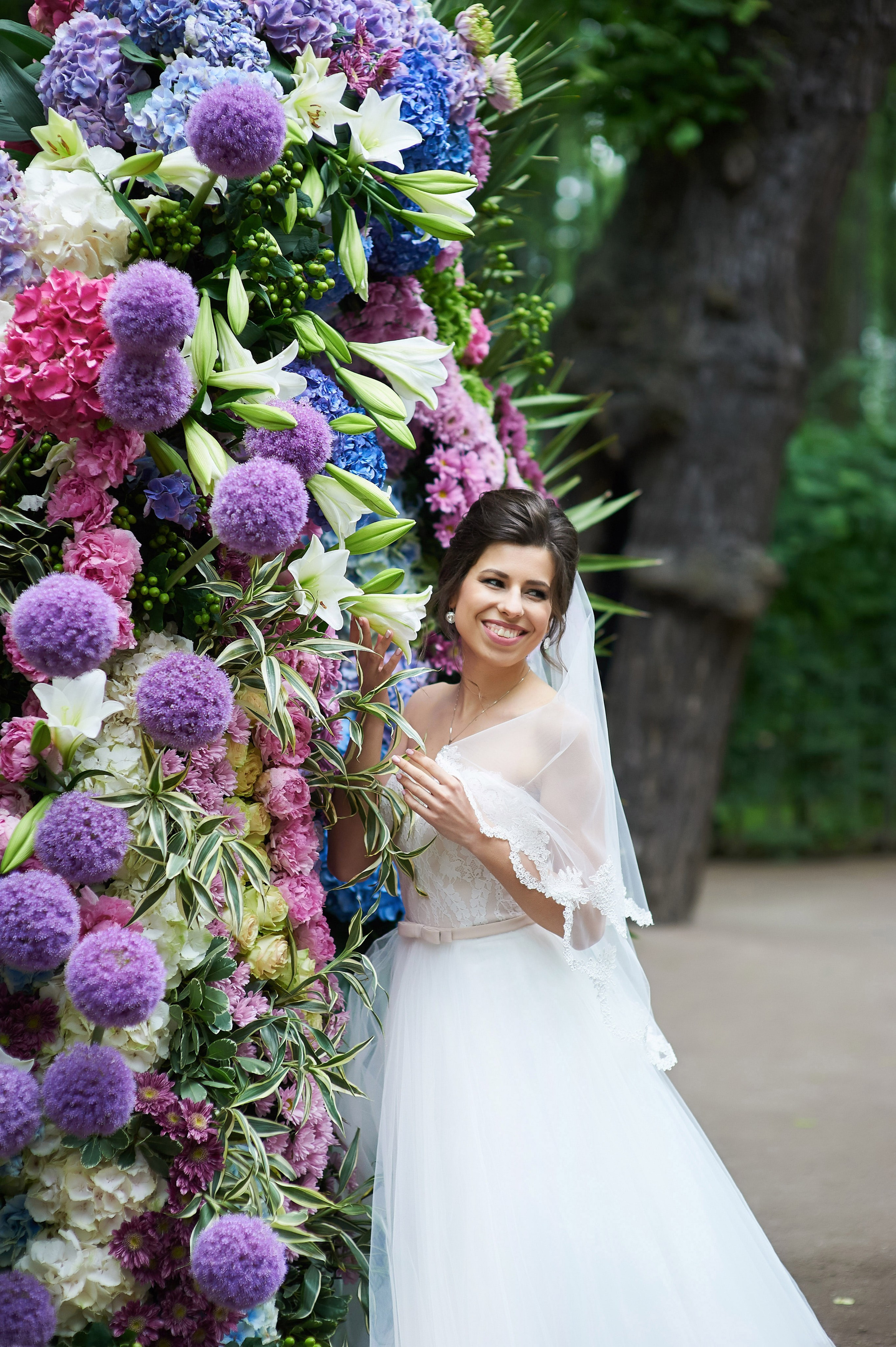 Валерия и Андрей (свадебная фотосессия в Летнем саду). Портретный, семейный и свадебный фотограф в Санкт-Петербурге и в Пушкине Ширяев Денис