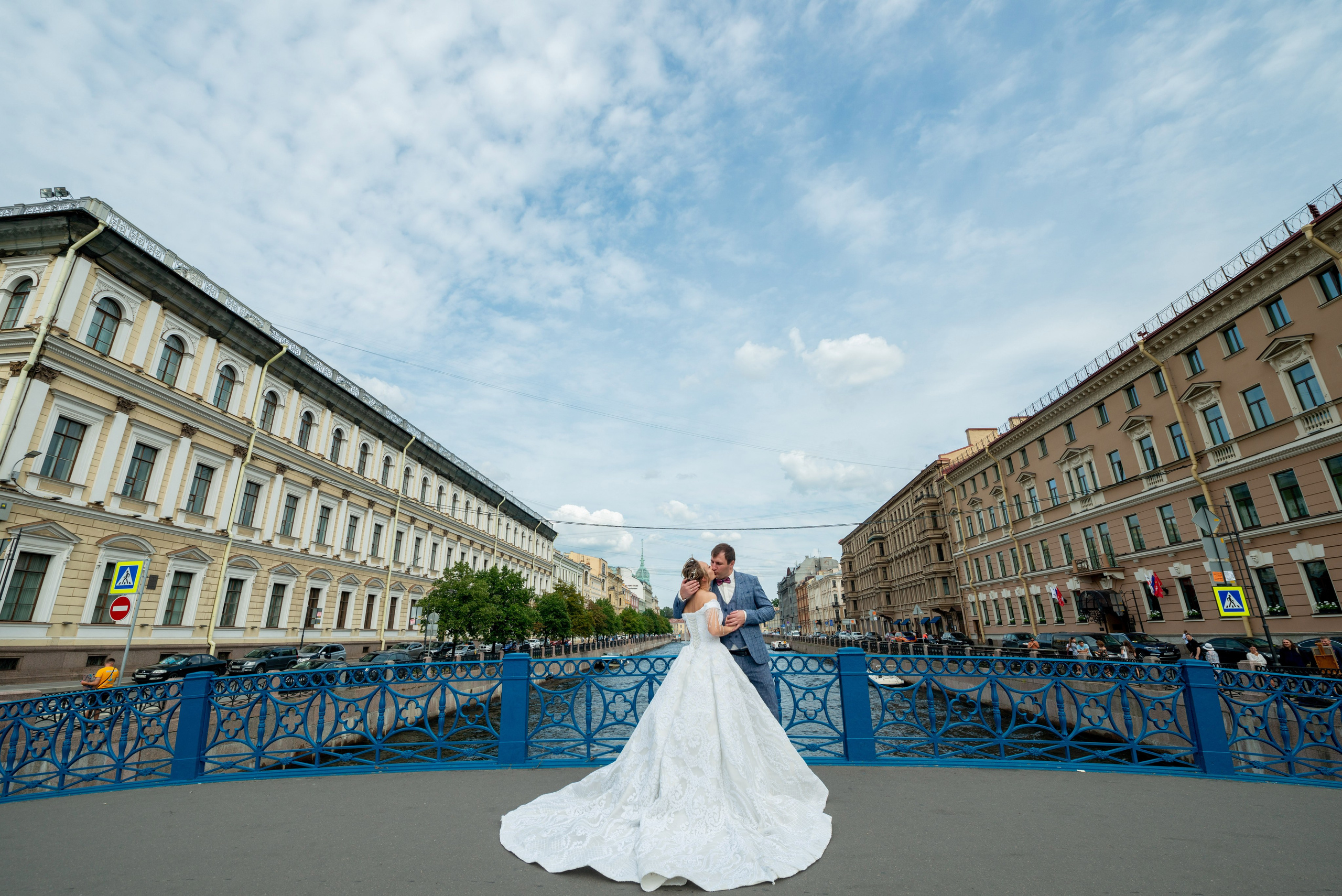 Анастасия и Игорь (фотосессия во Втором Дворце Бракосочетания, Польский сад, здание городской Ратуши). Портретный, семейный и свадебный фотограф в Санкт-Петербурге и в Пушкине Ширяев Денис