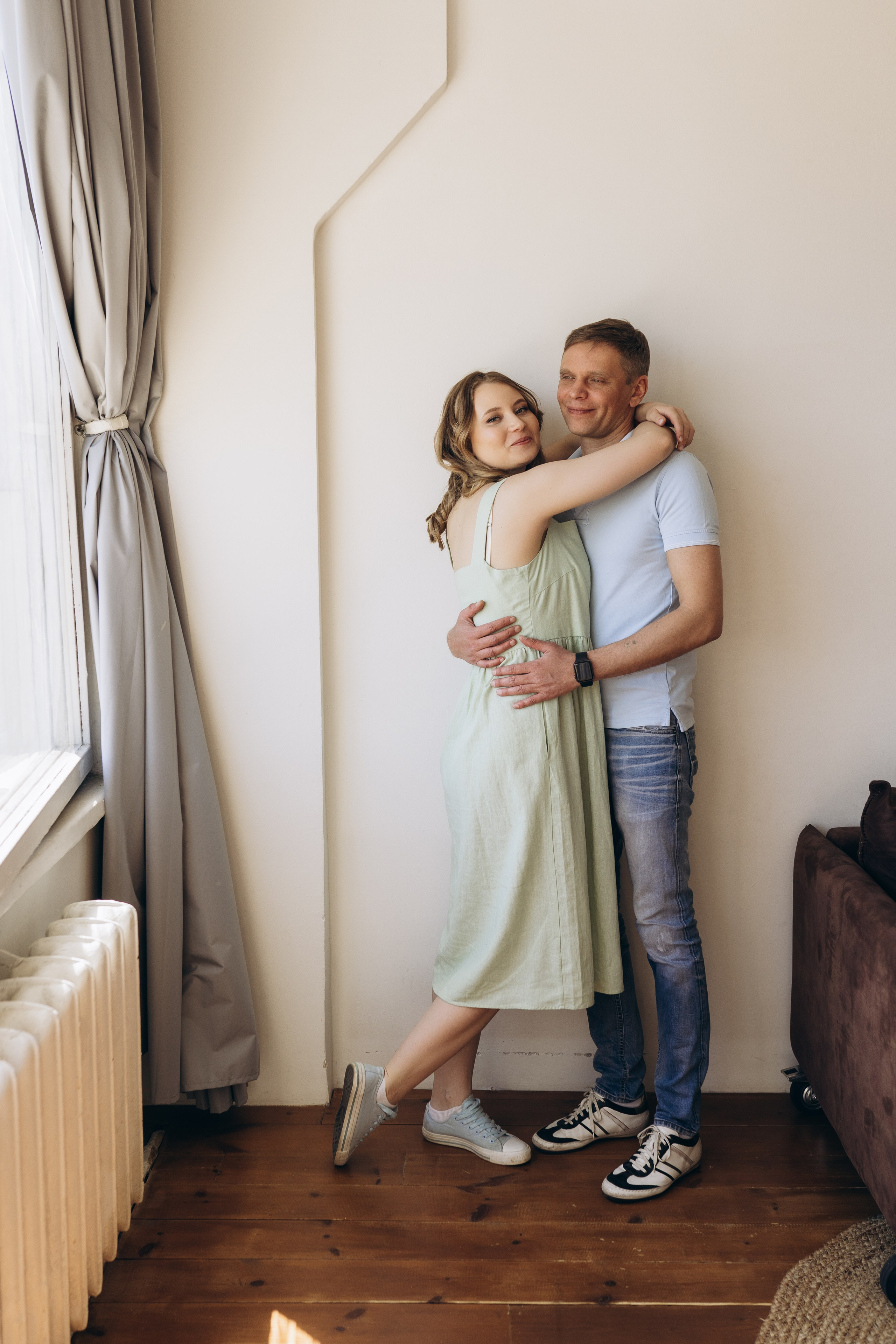 Семейная фотосессия в студии в Москве, семейный фотограф Анна Полушина. Свадебный фотограф в Москве Анна Полушина