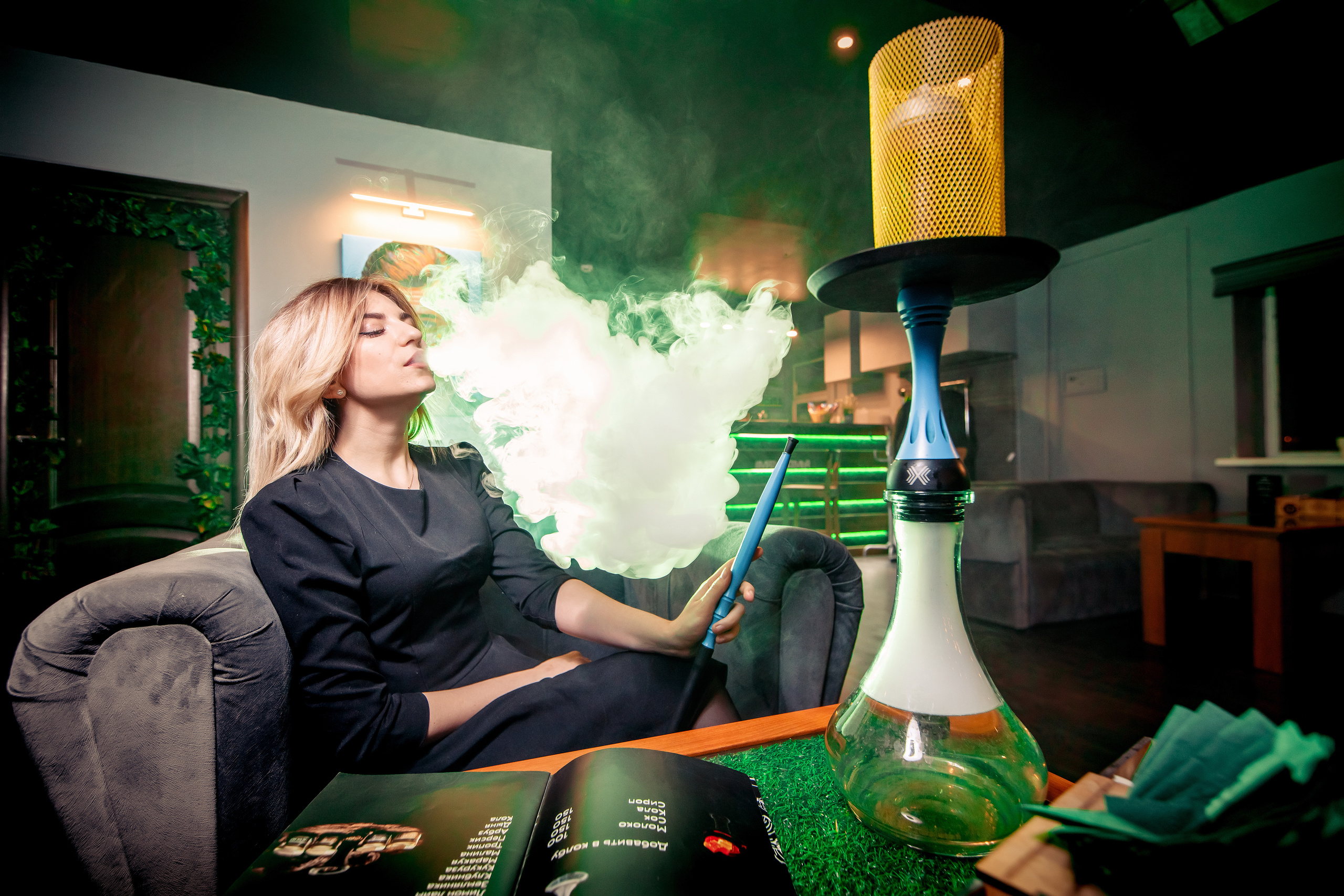 Репортаж в кальянной | Мята Lounge | 2019. Репортажный фотограф Семён Борисов | Москва