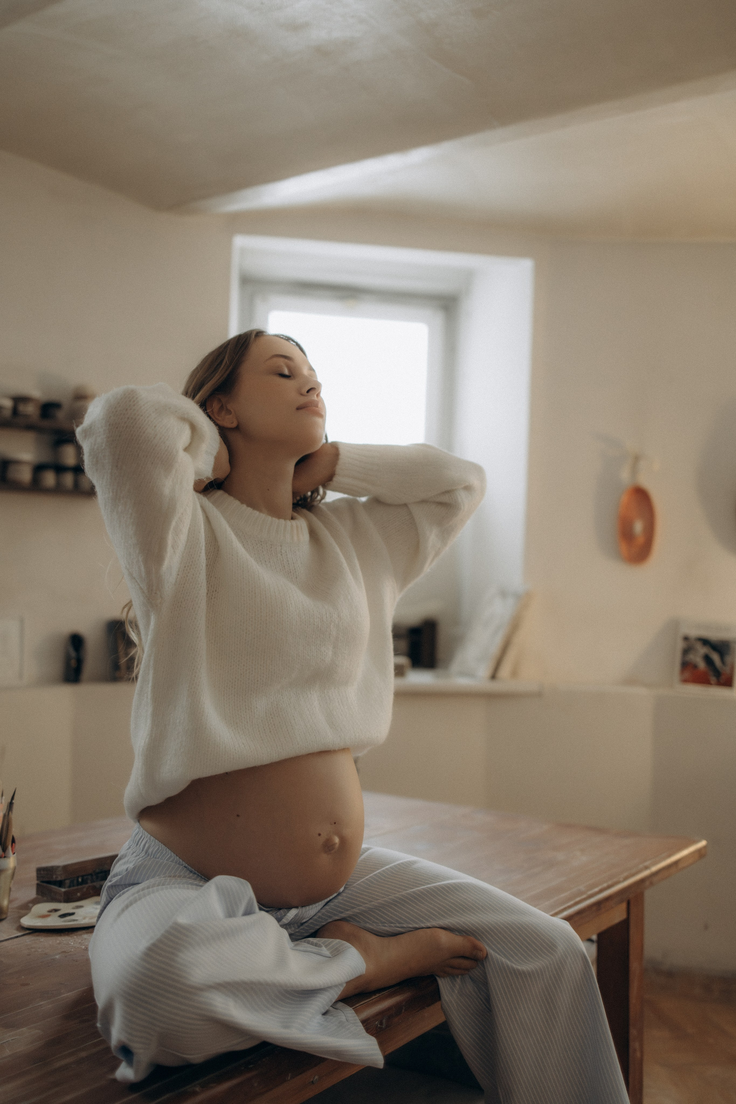 Фотосессия беременности в гончарной мастерской. Семейный фотограф Москва Юлиана Фетисова