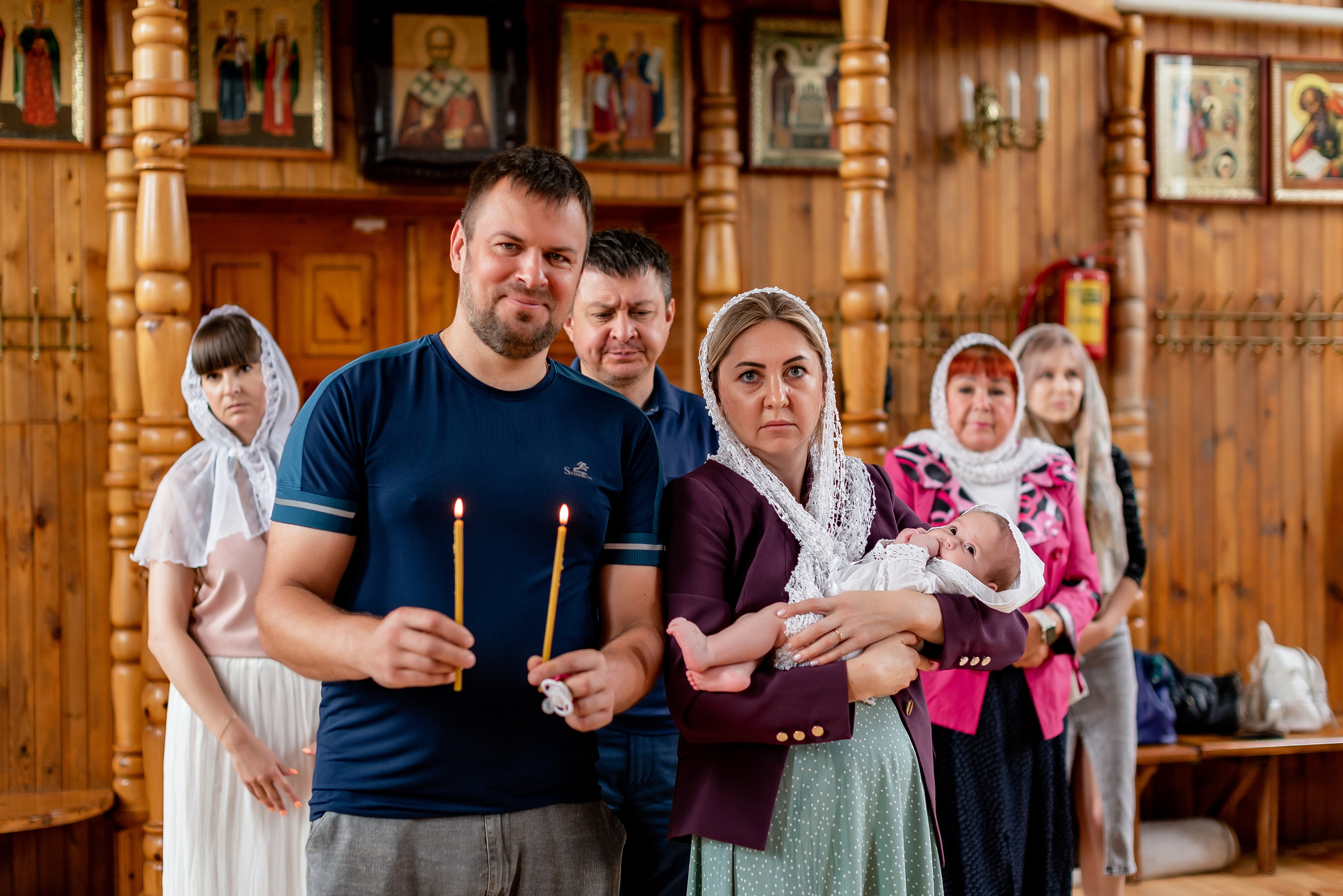 Крещение Ксении. Фотограф Татьяна Иванчикова