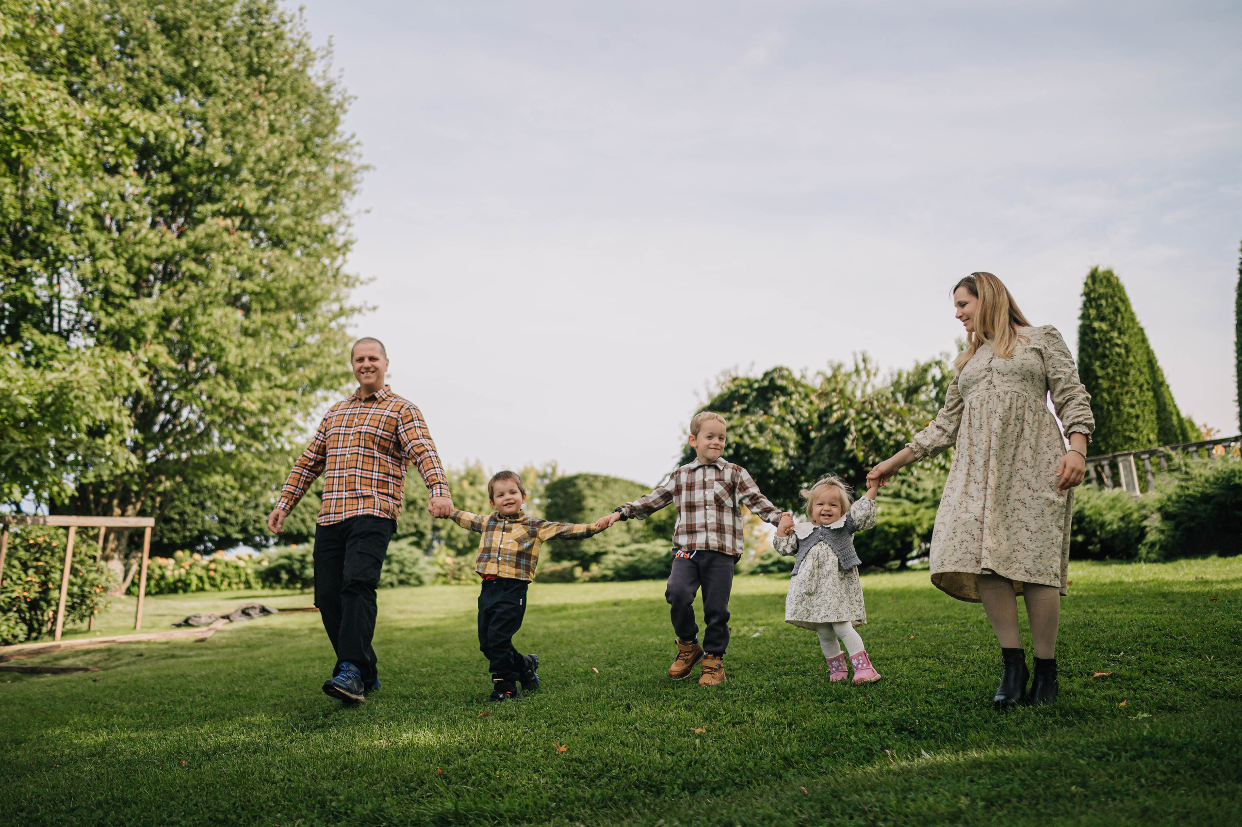 Семья. Усадьба Ореховно. Фотограф Дарья Маташкова