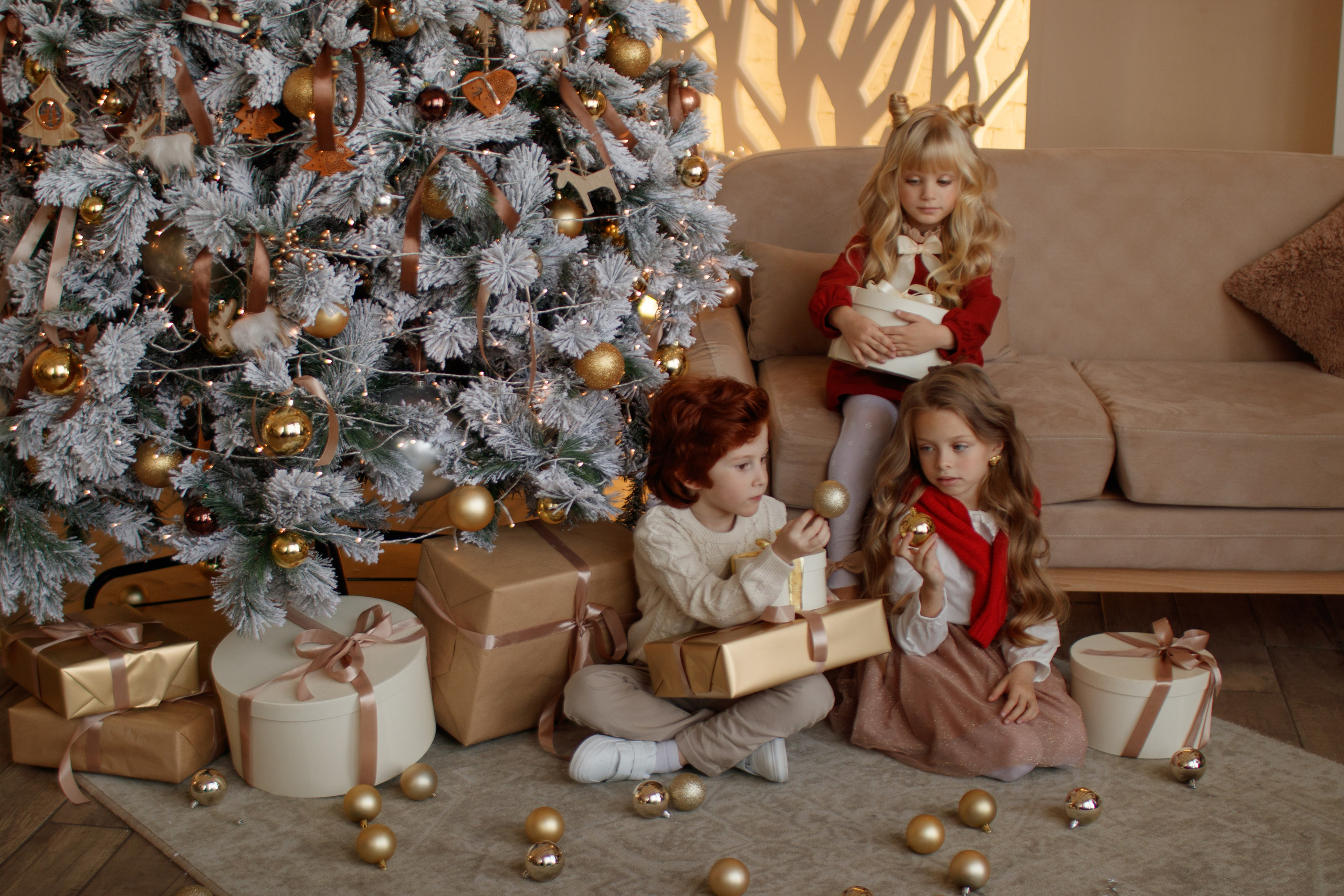Новогодняя детская съёмка. Женский и семейный фотограф в Москве и Московской области Наталья Минт