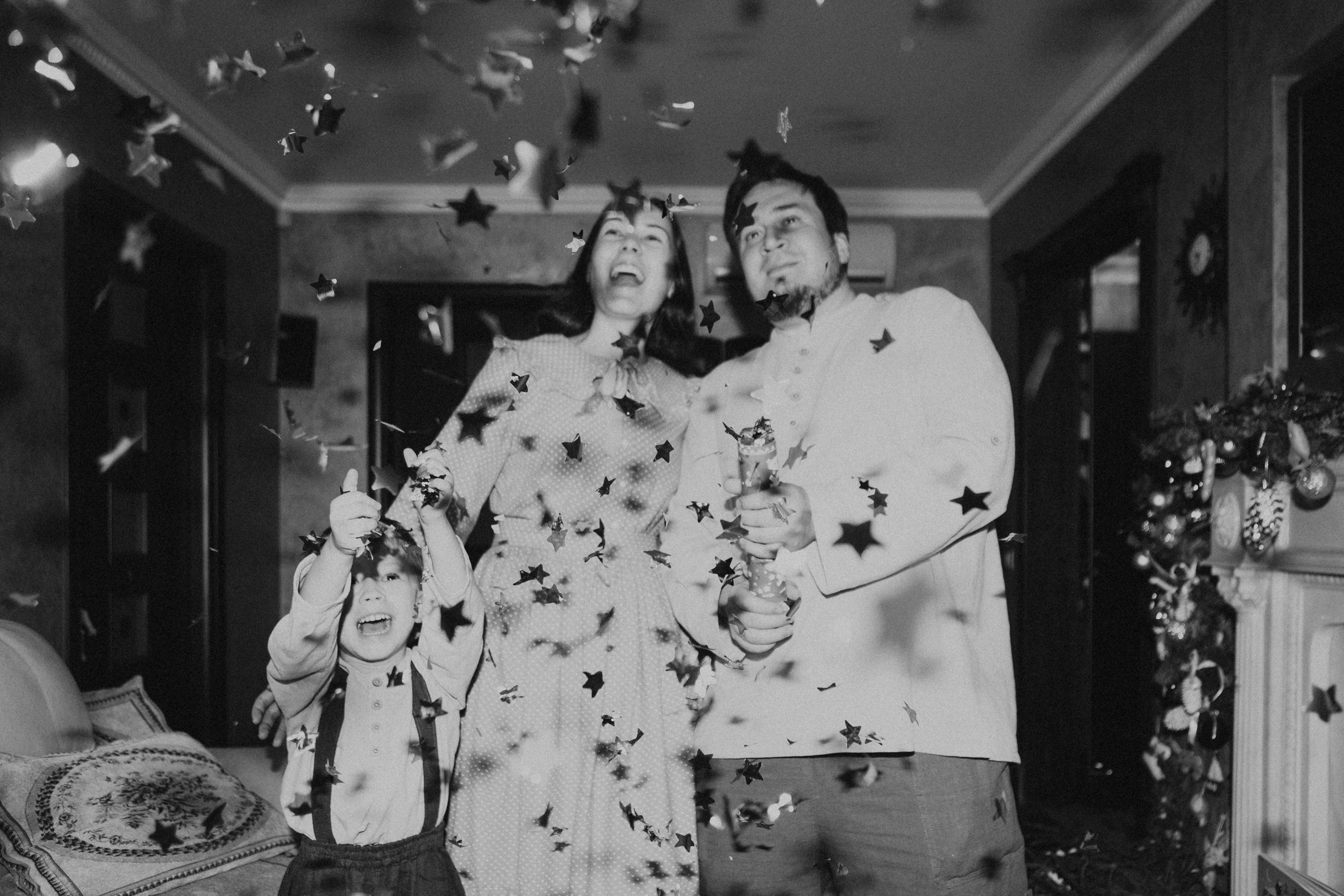 Новогодняя фотосессия дома Москва. Семейный фотограф Маша Тимофеева | Москва