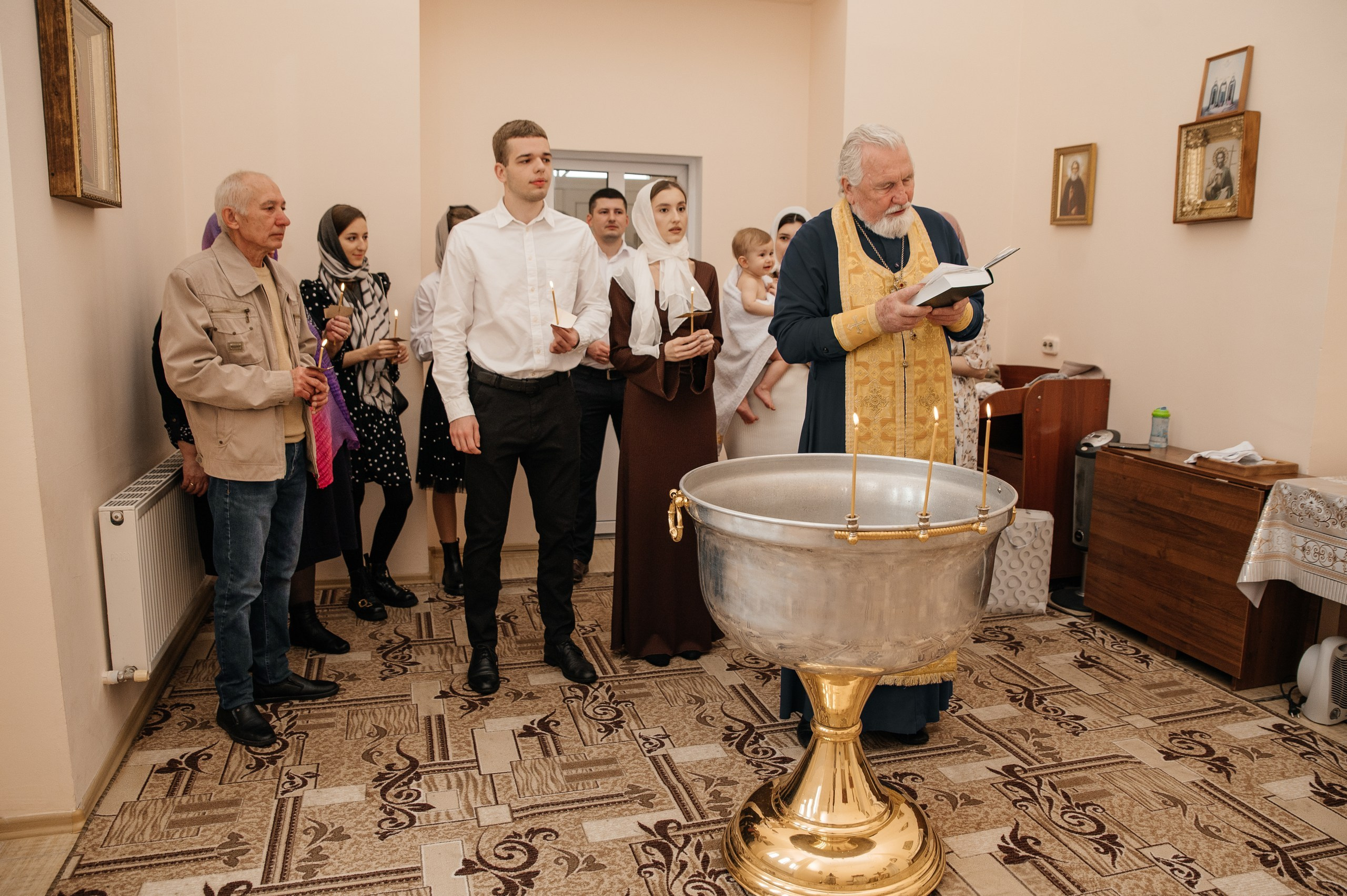 Крещение Алексея. Свадебный и семейный фотограф Кореновск/Краснодар