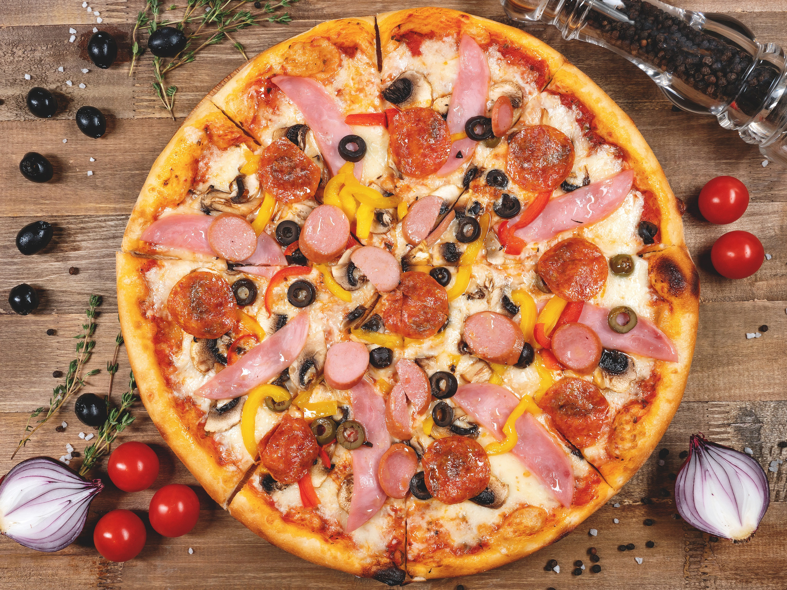 Пицца. Съёмка и обучение рекламной фотографии в Москве