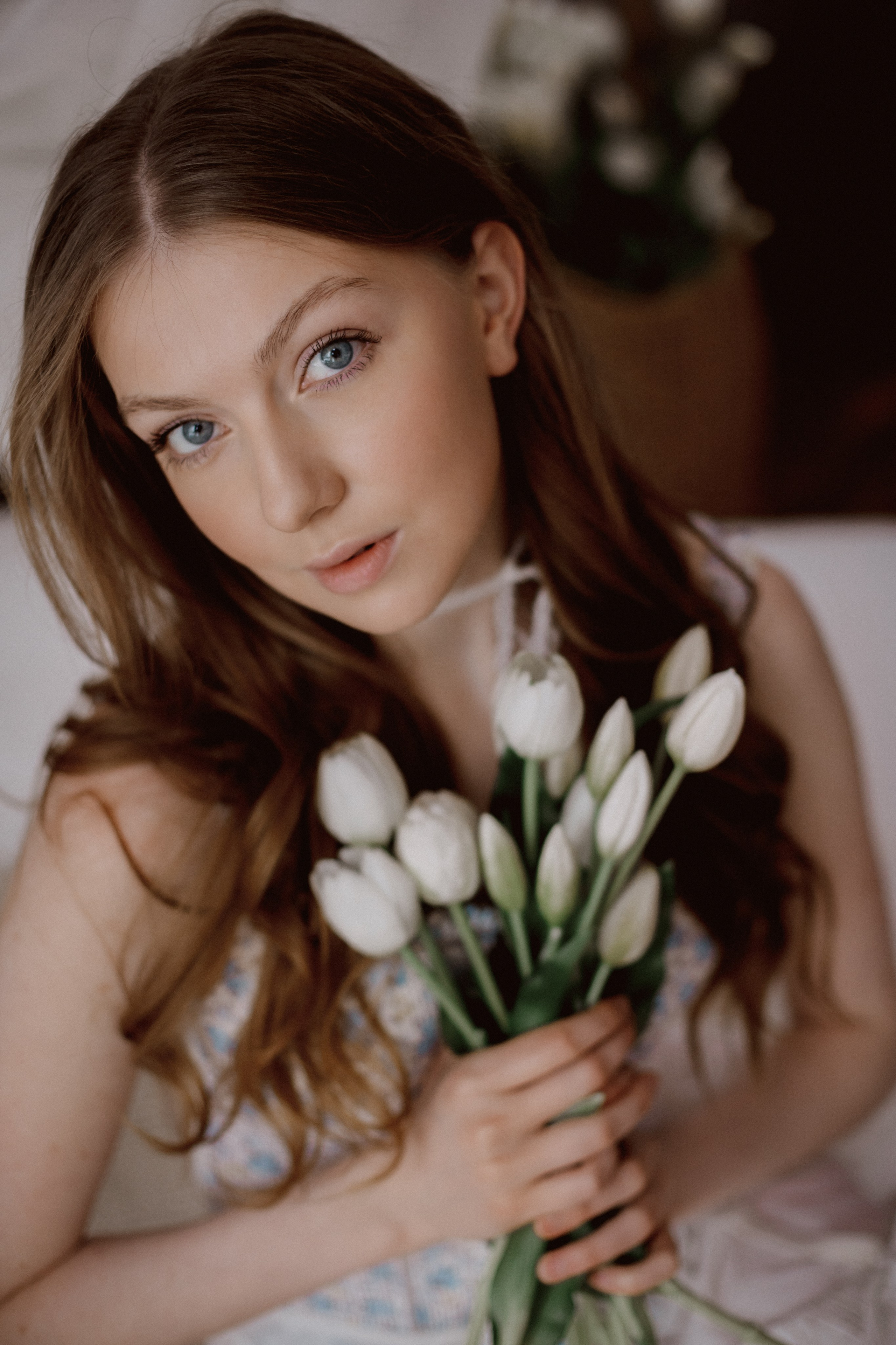 Анжелика в нежной и весенней фотосесии. Семейный и детский фотограф в Сергиев Посаде, Хотьково Якимчук Любовь