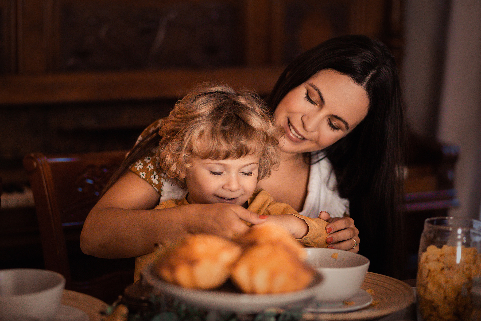 Осеннее утро мамы с сыном. Семейный фотограф в Москве Марина Петра