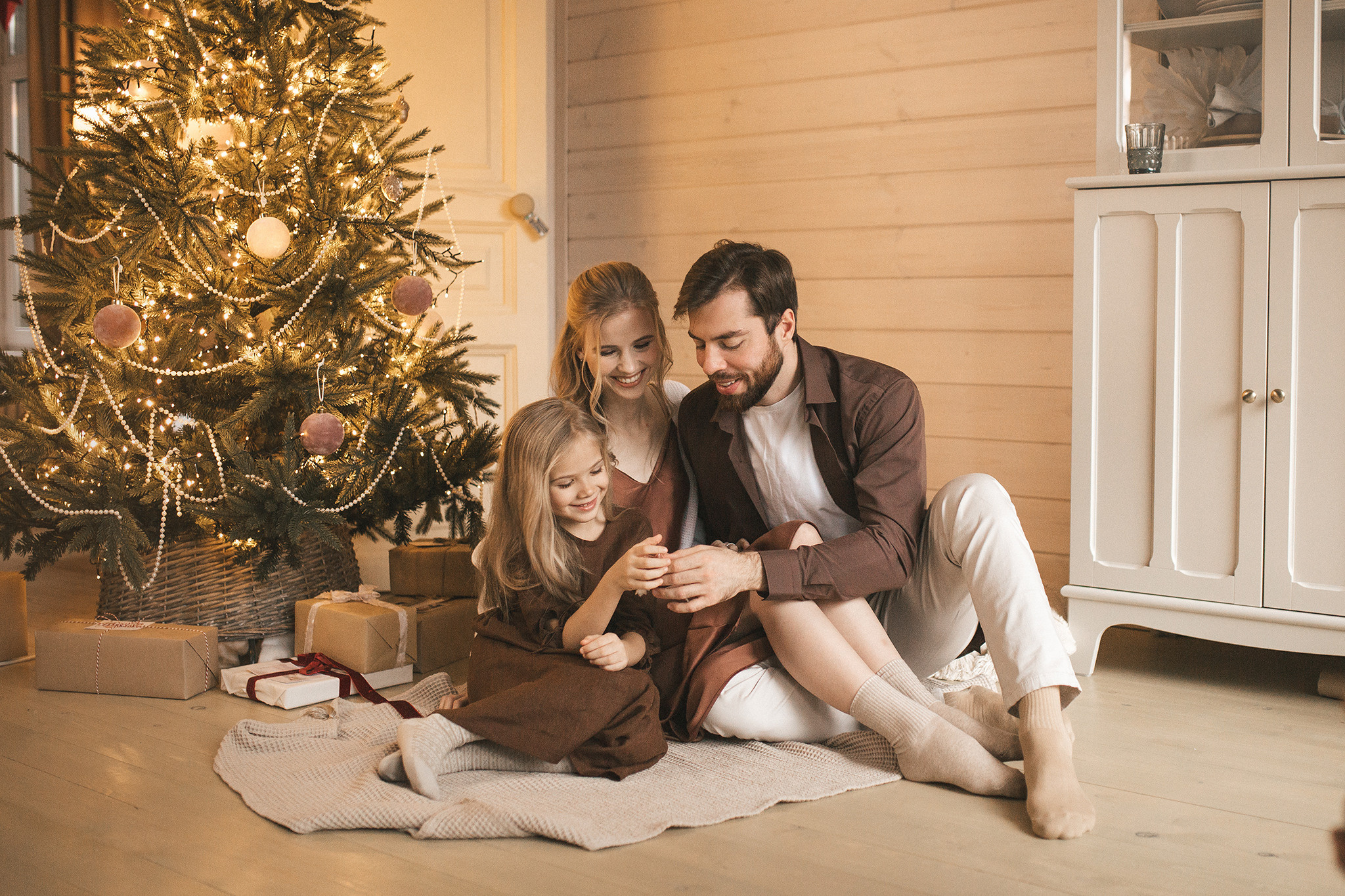 Новогодняя в Малаховке. Семейный фотограф в Москве Марина Петра