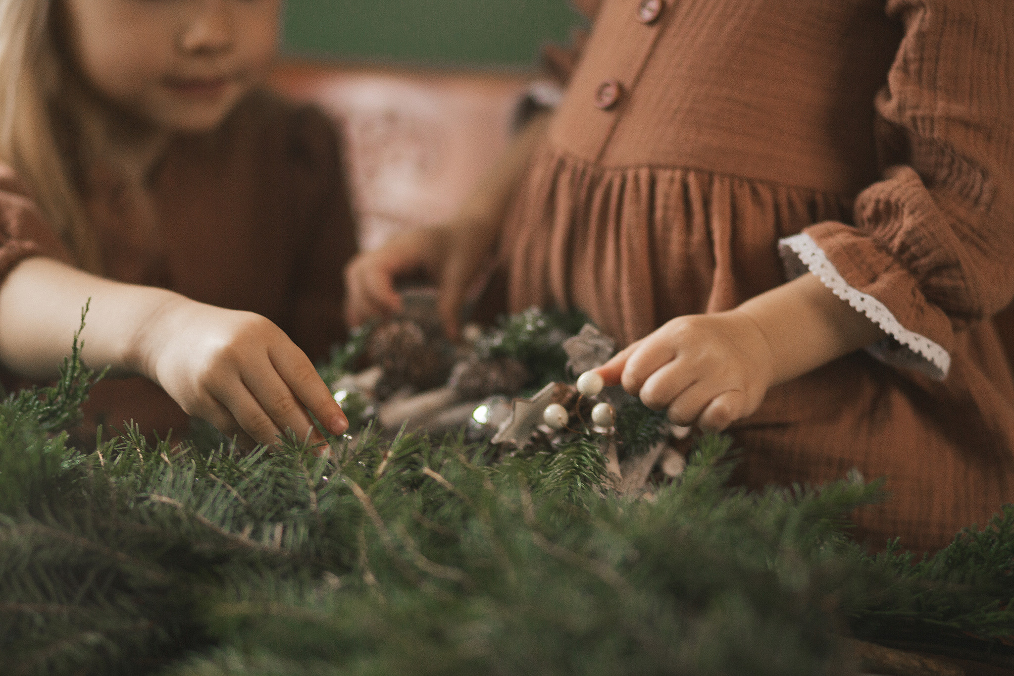 Новогодняя в загородном домике. Семейный фотограф в Москве Марина Петра