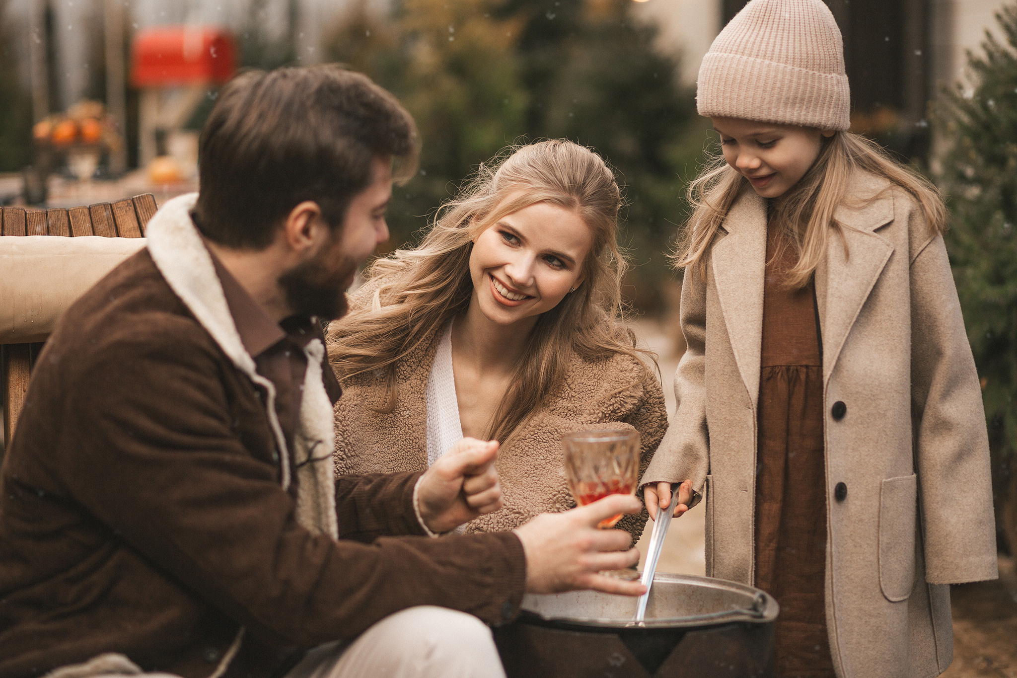 Новогодняя в Малаховке. Семейный фотограф в Москве Марина Петра