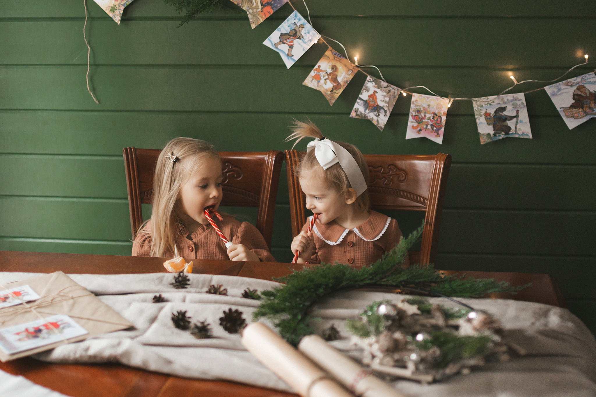 Новогодняя в загородном домике. Семейный фотограф в Москве Марина Петра