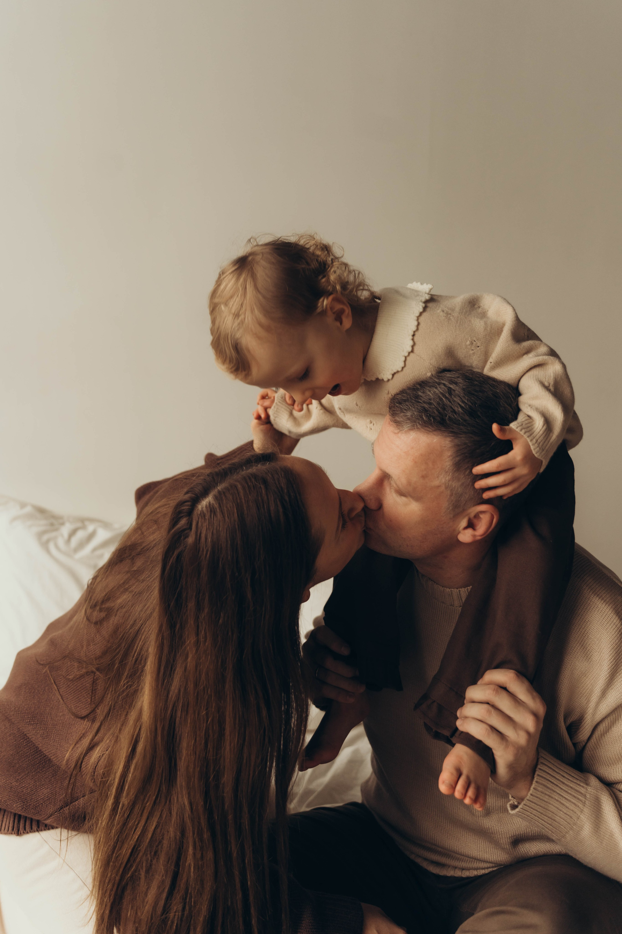 Екатерина, Николай и малышка Аня