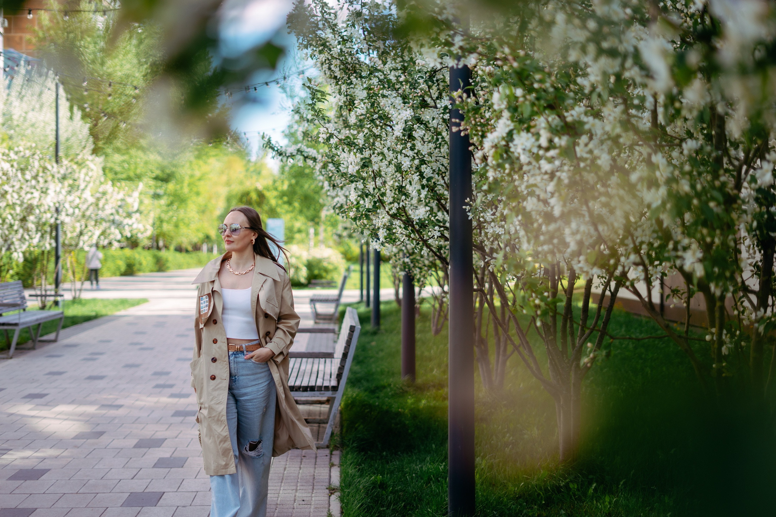 Екатерина в парке. Фотограф в Казани Алсу Багабиева