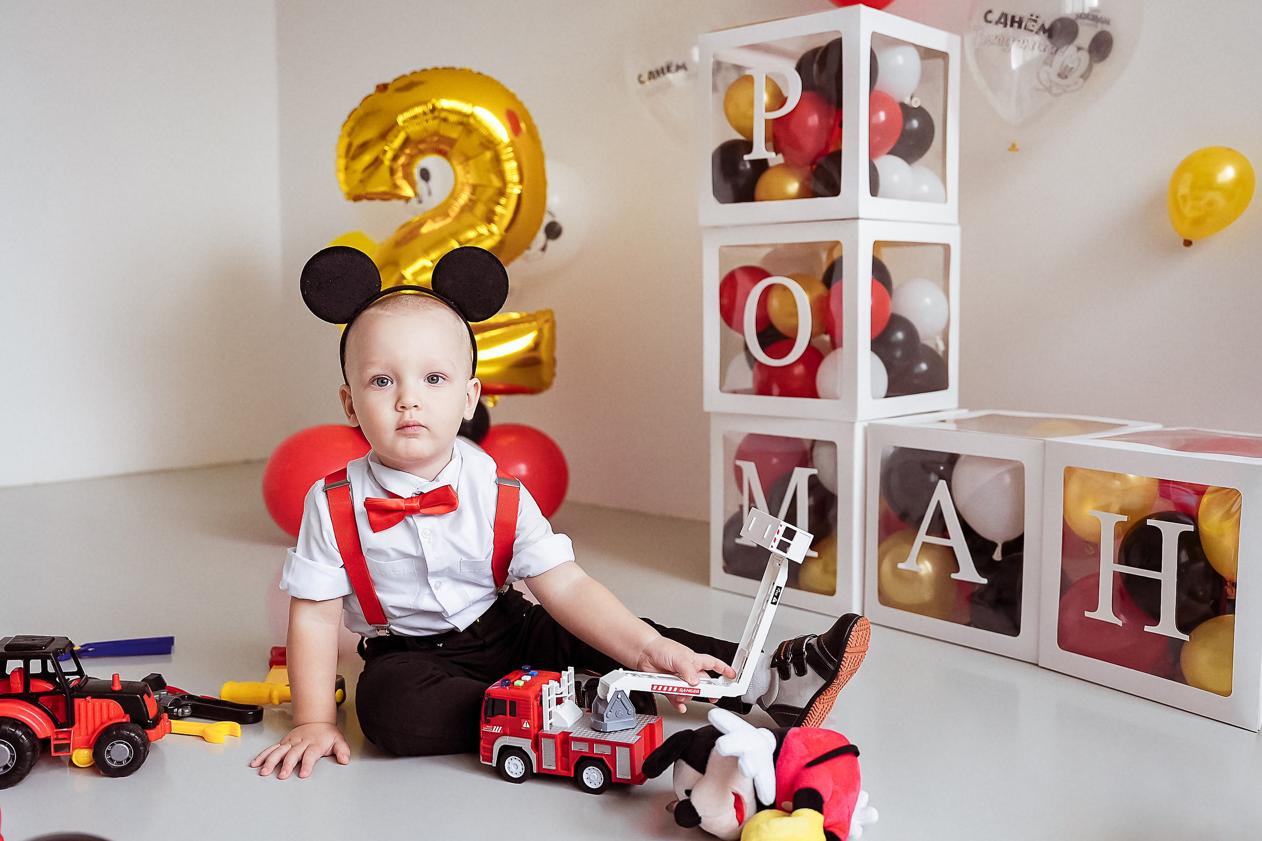 Фотосессия Ромика в стиле Микки Мауса. Фотограф Светлана Боровикова в Домодедове