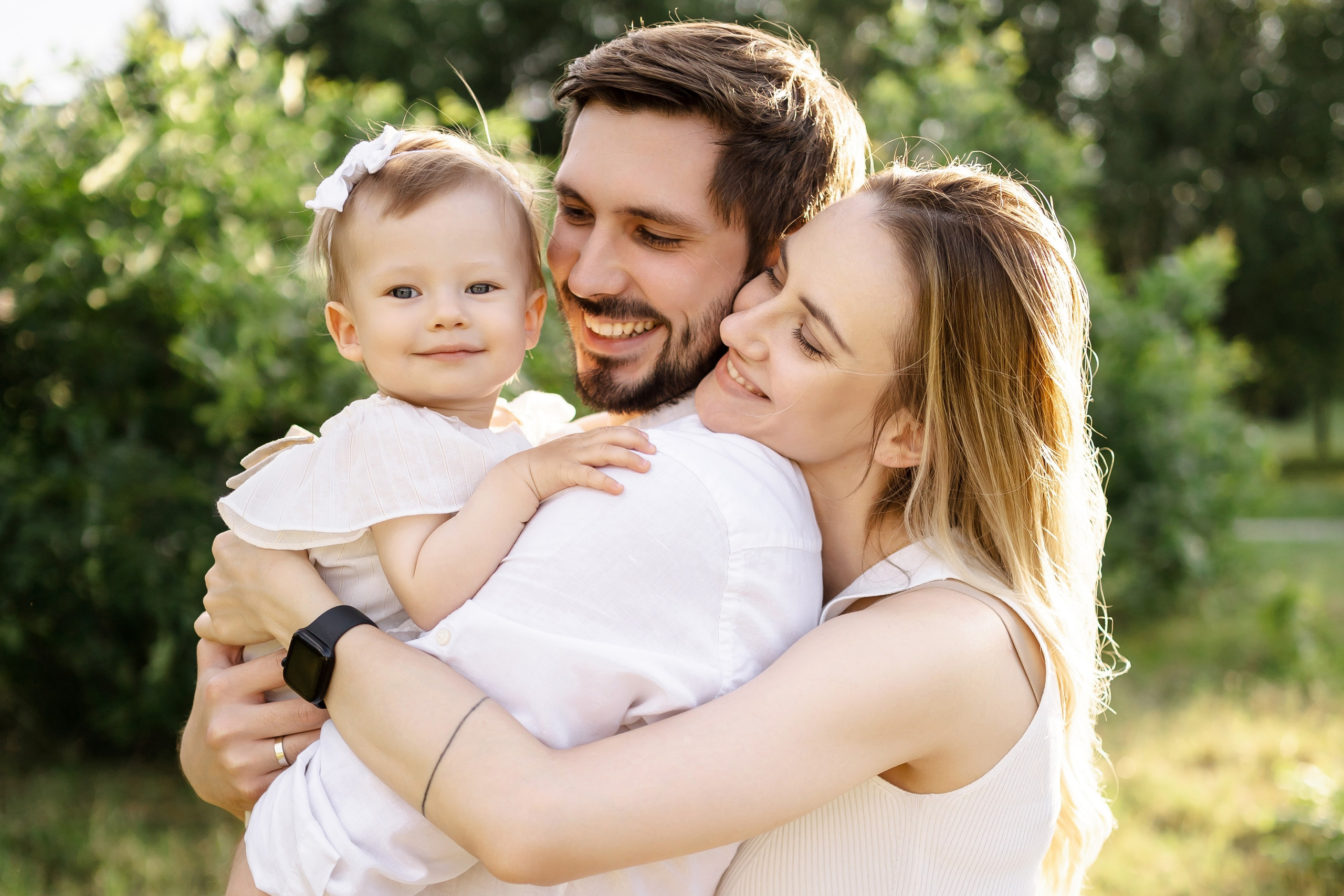 Олеся, Денис и Даниэла. Свадебный фотограф в Москве Яна Деньгина