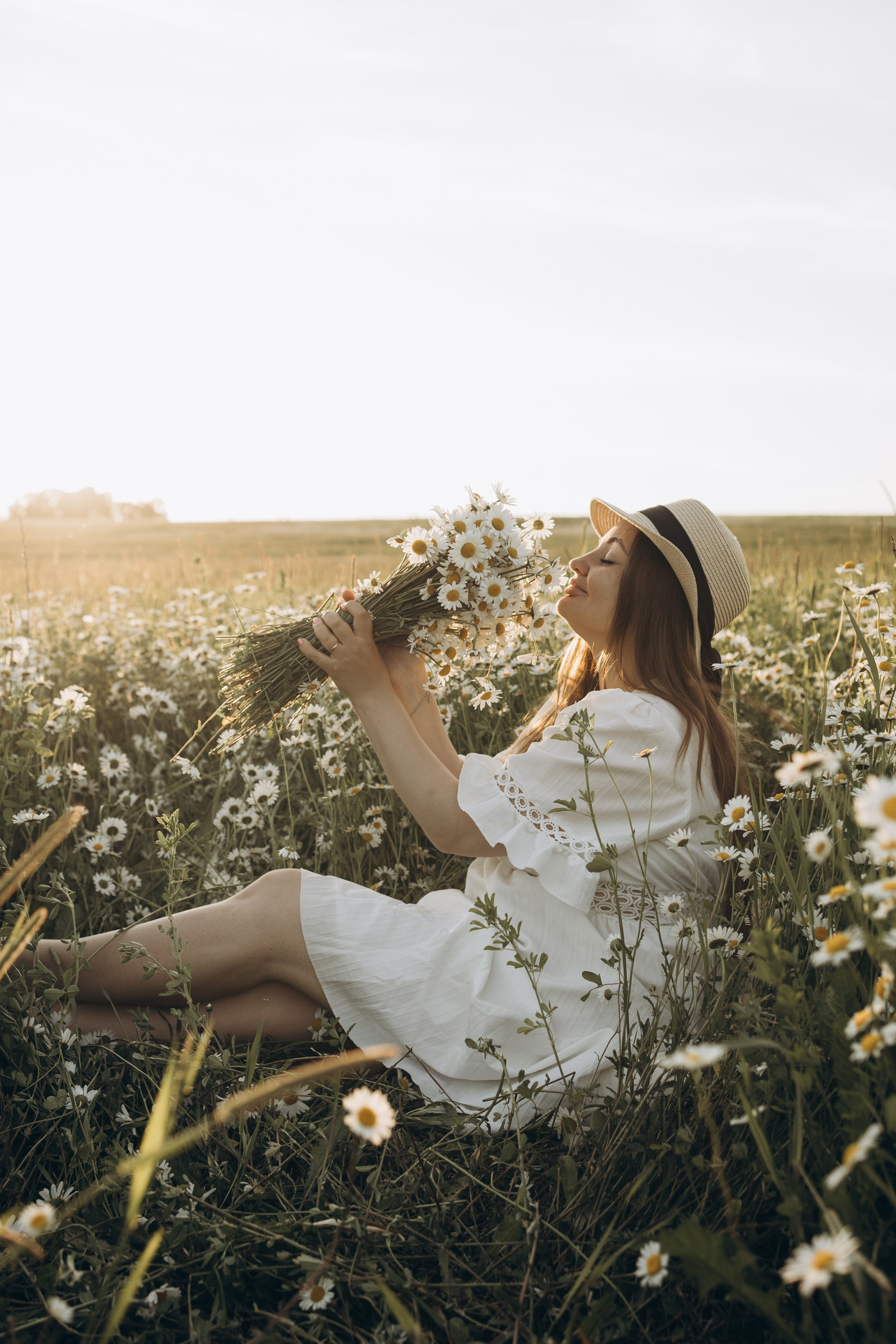 Маша и ромашки. Семейный фотограф в Москве Виктория Ястребинская