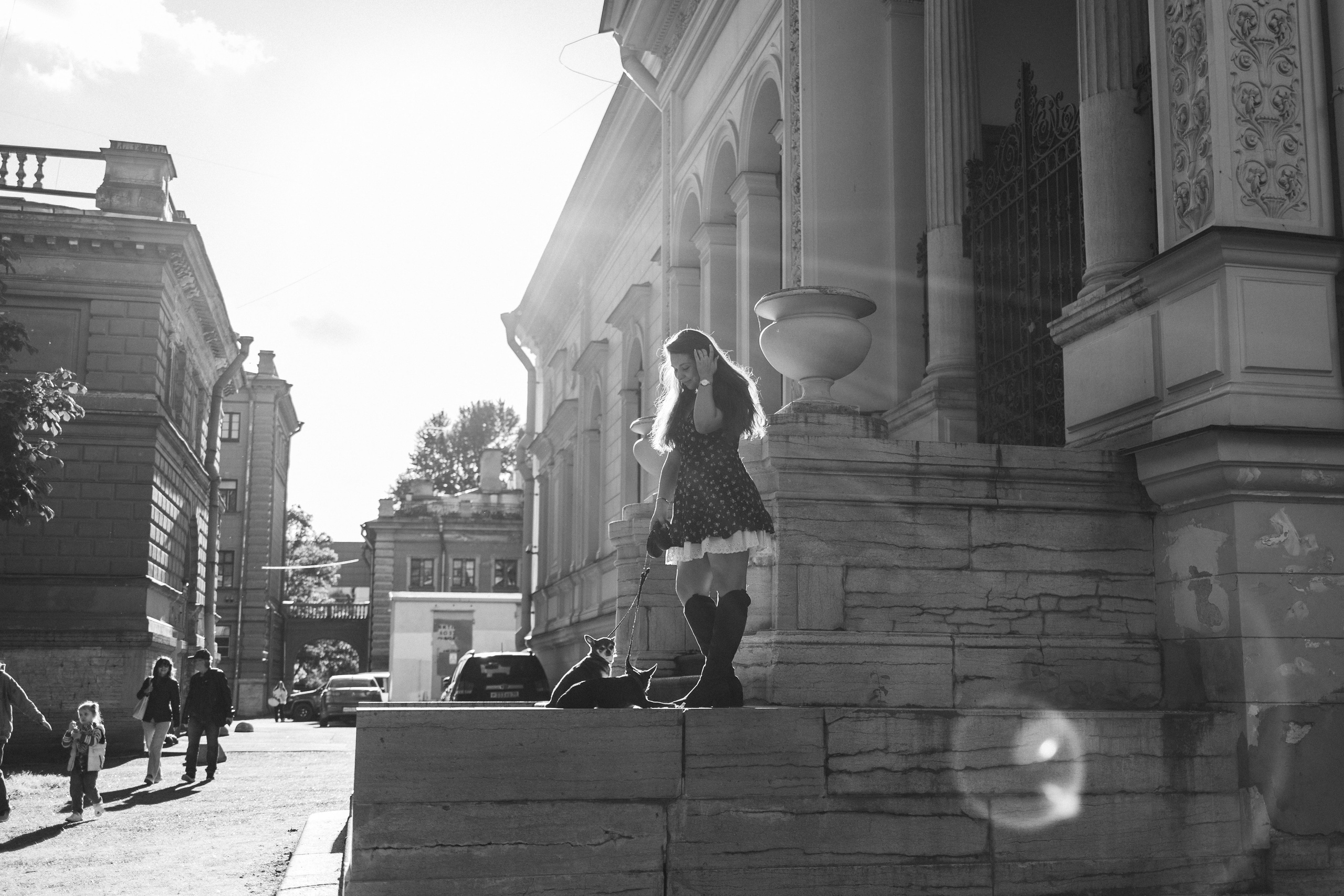 Даша и ее мальчики. Фотограф — Анималист | Санкт-Петербург