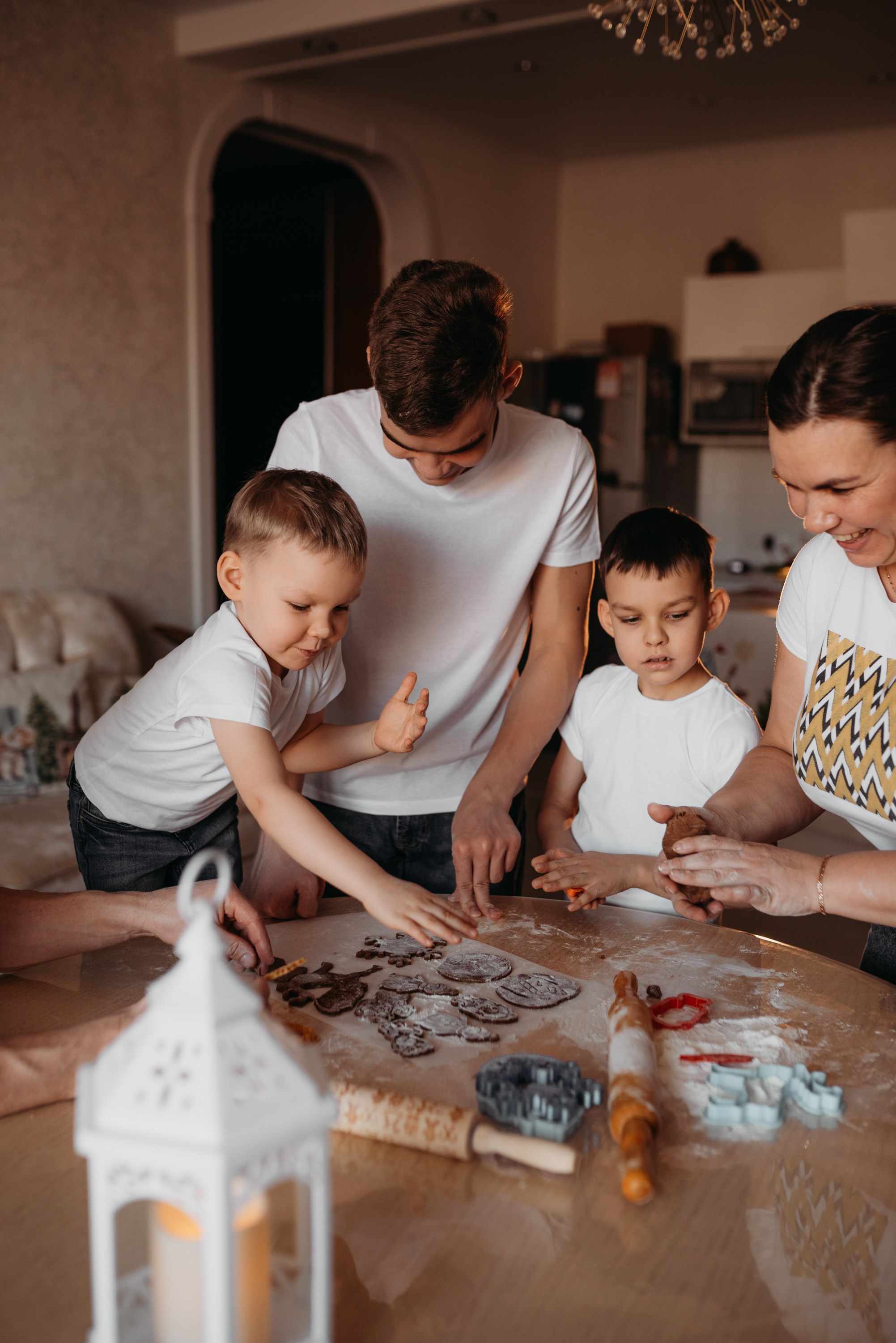 Юлия, Алексей, Тихон, Трофим и Потап. Семейный и детский фотограф в Новосибирске и Краснообске — Анна Ким