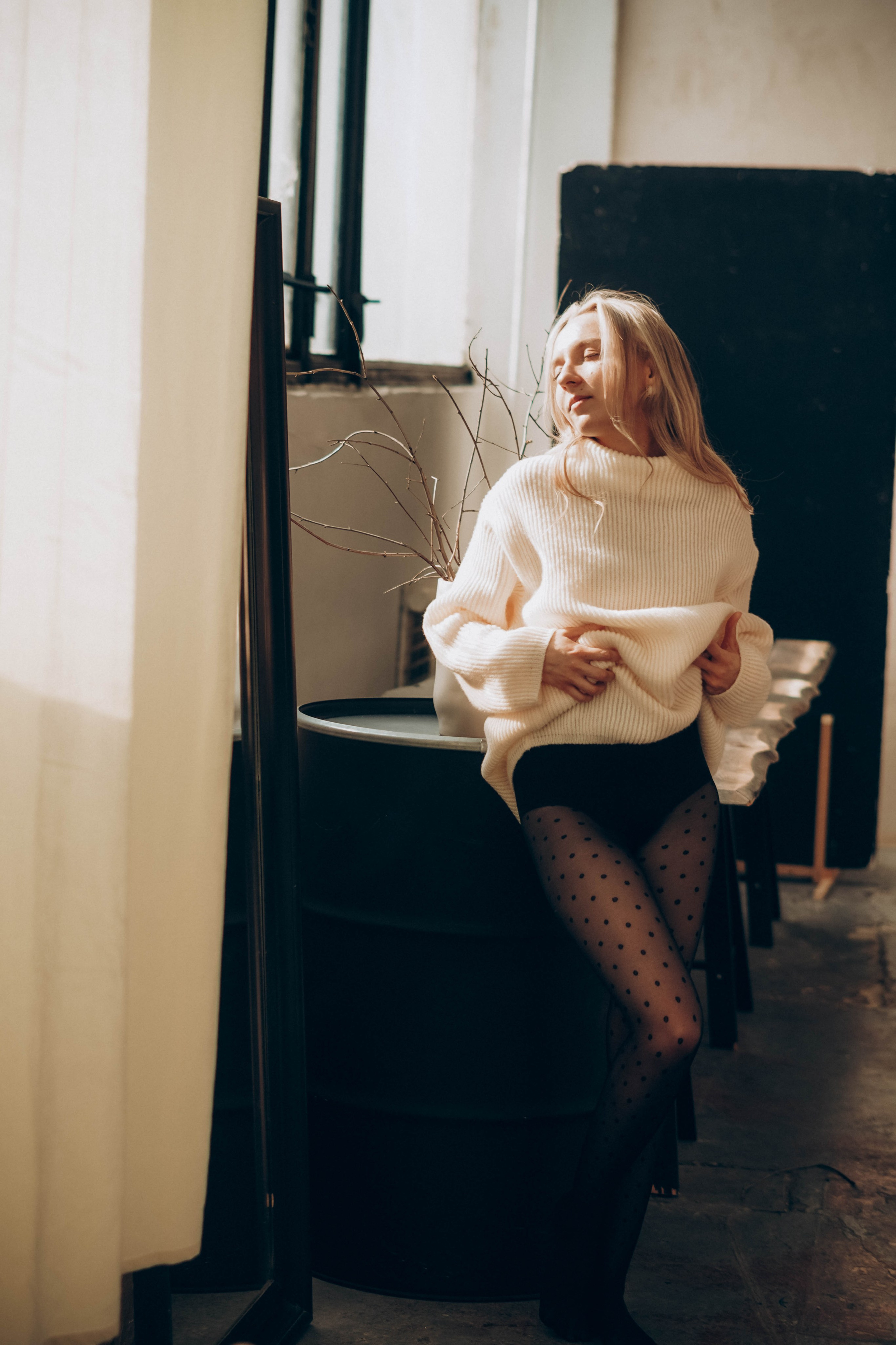 Марина: фотосессия в студии. Портретный фотограф Дарья Бахматова | Нижний Новгород