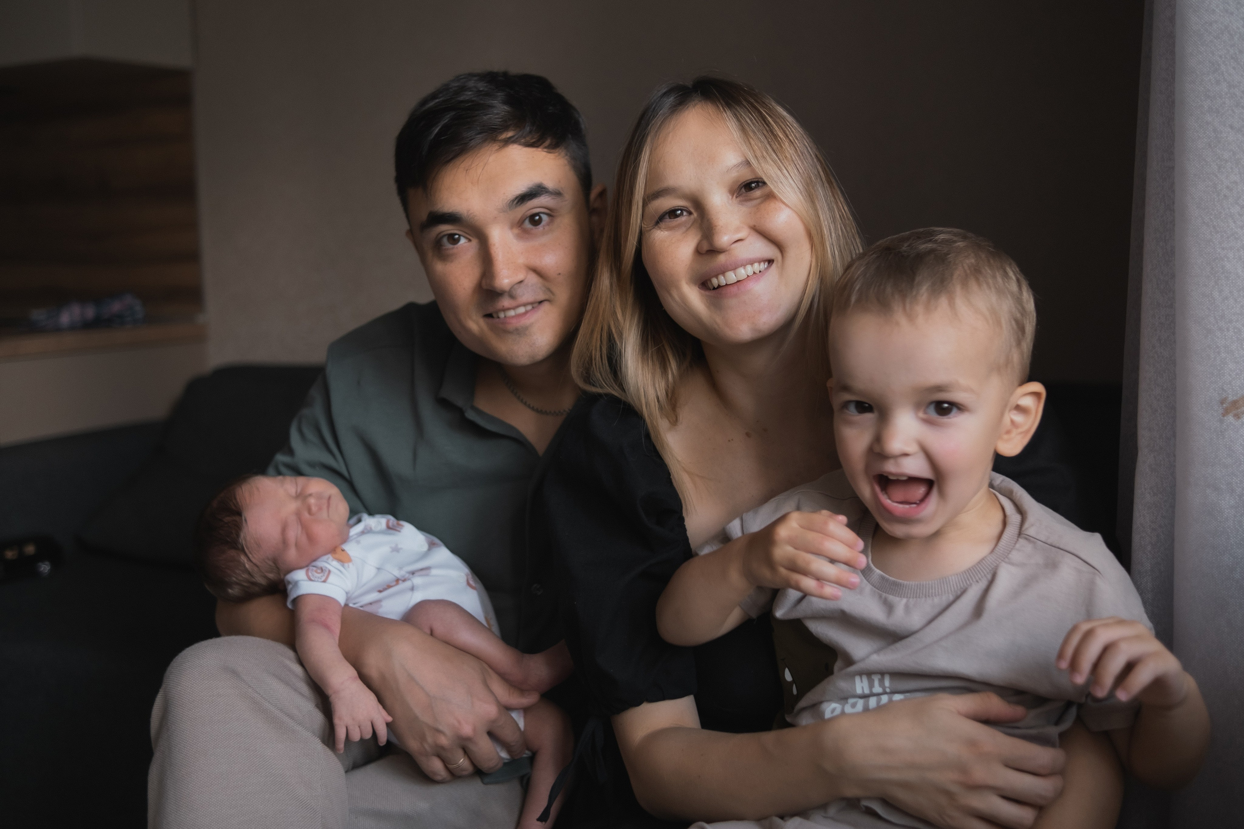 Маленький Булат и его семья. Семейный фотограф Уфа Головченко Анастасия