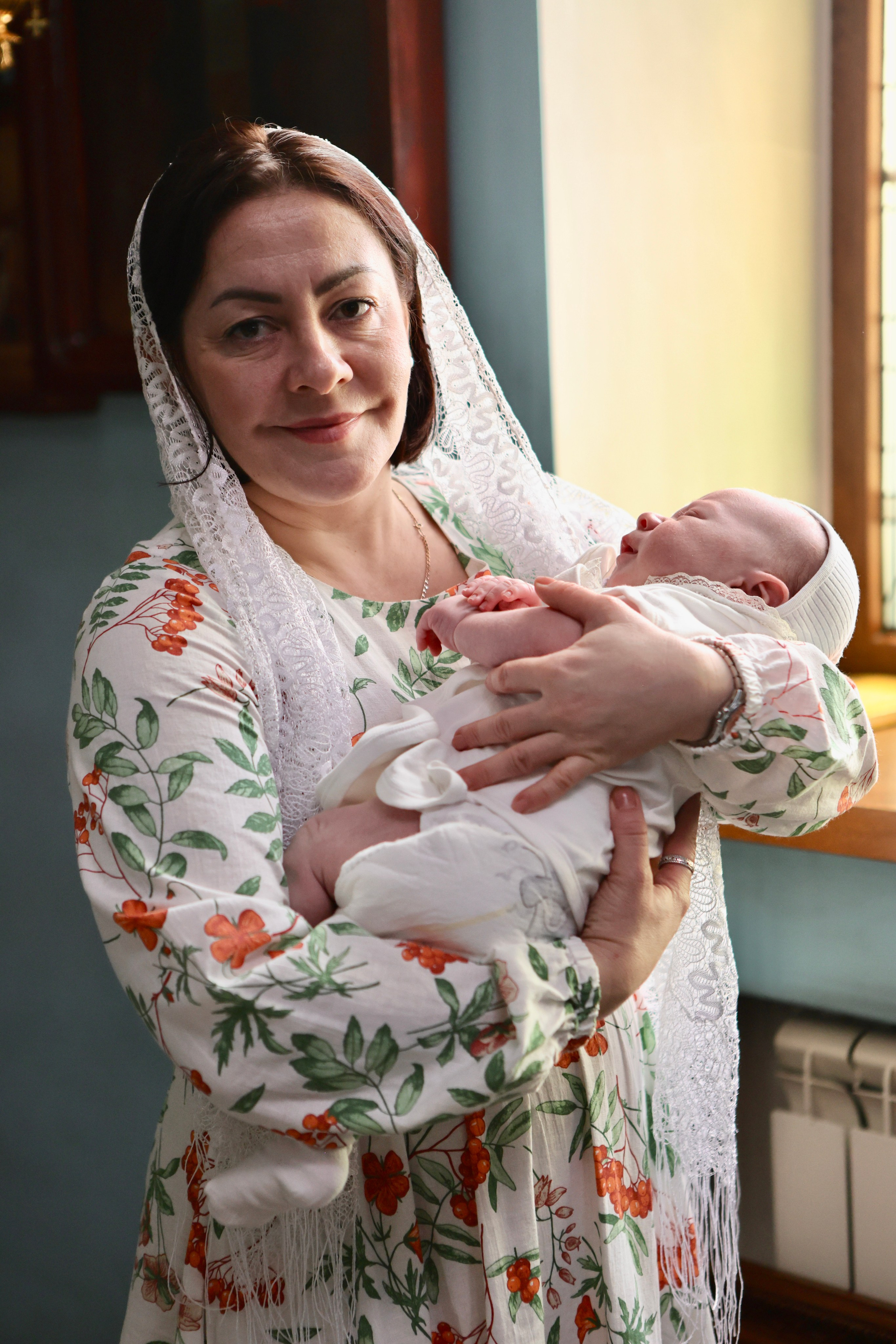 Яна и Максим —крещение Михаила. Фотограф в Курске Смирнов Евгений