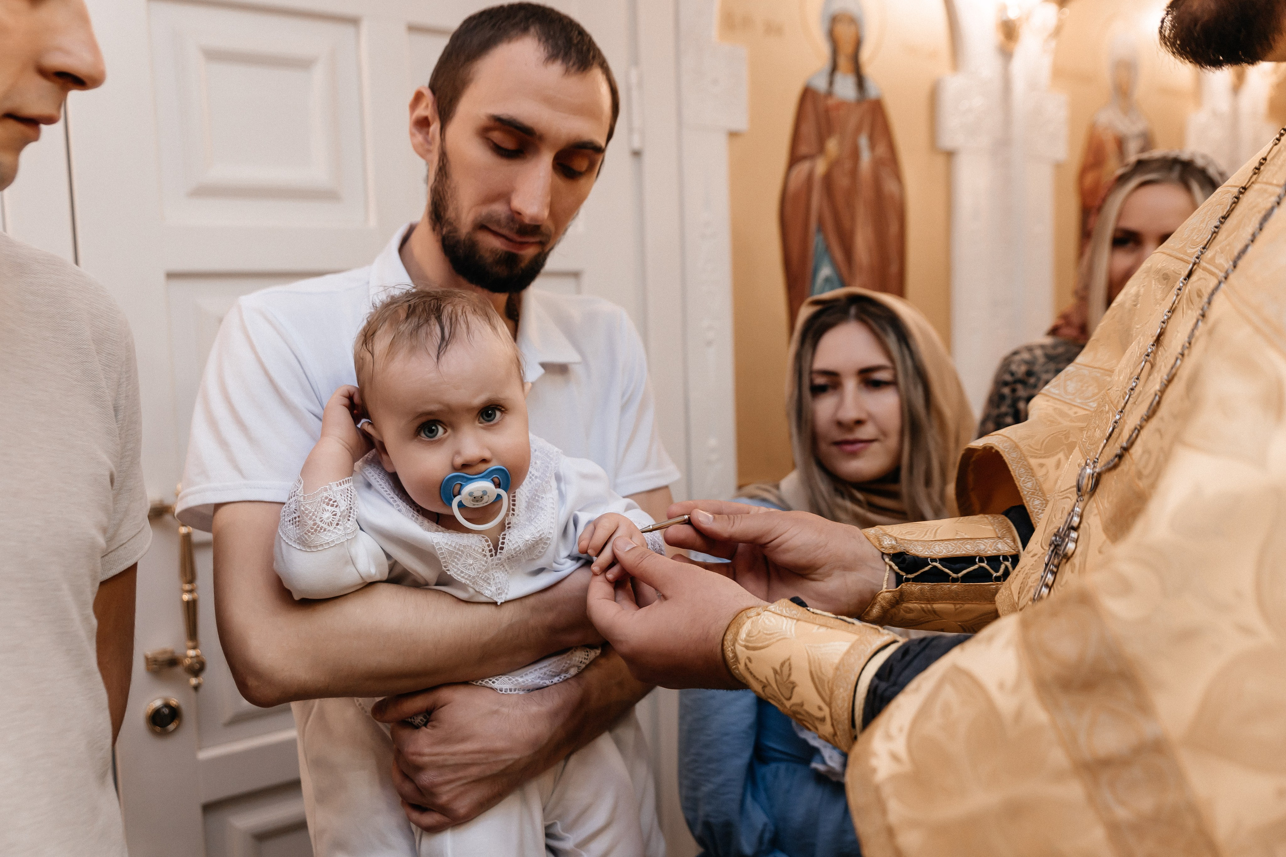 Крещение Влада. Семейный фотограф Минск Усова Ольга