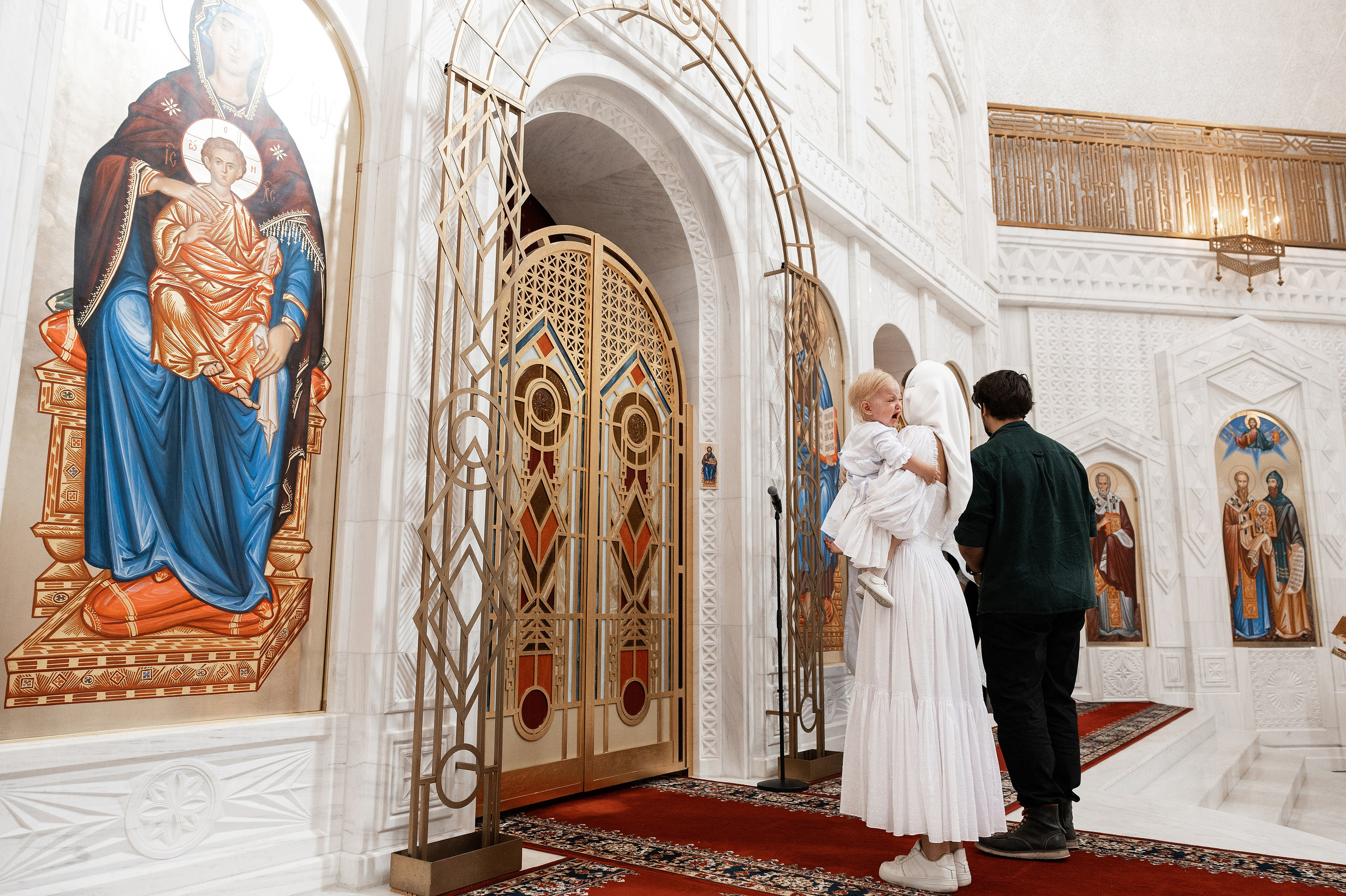 Крещение Аделины. Фотограф Крещение, Выписка москва