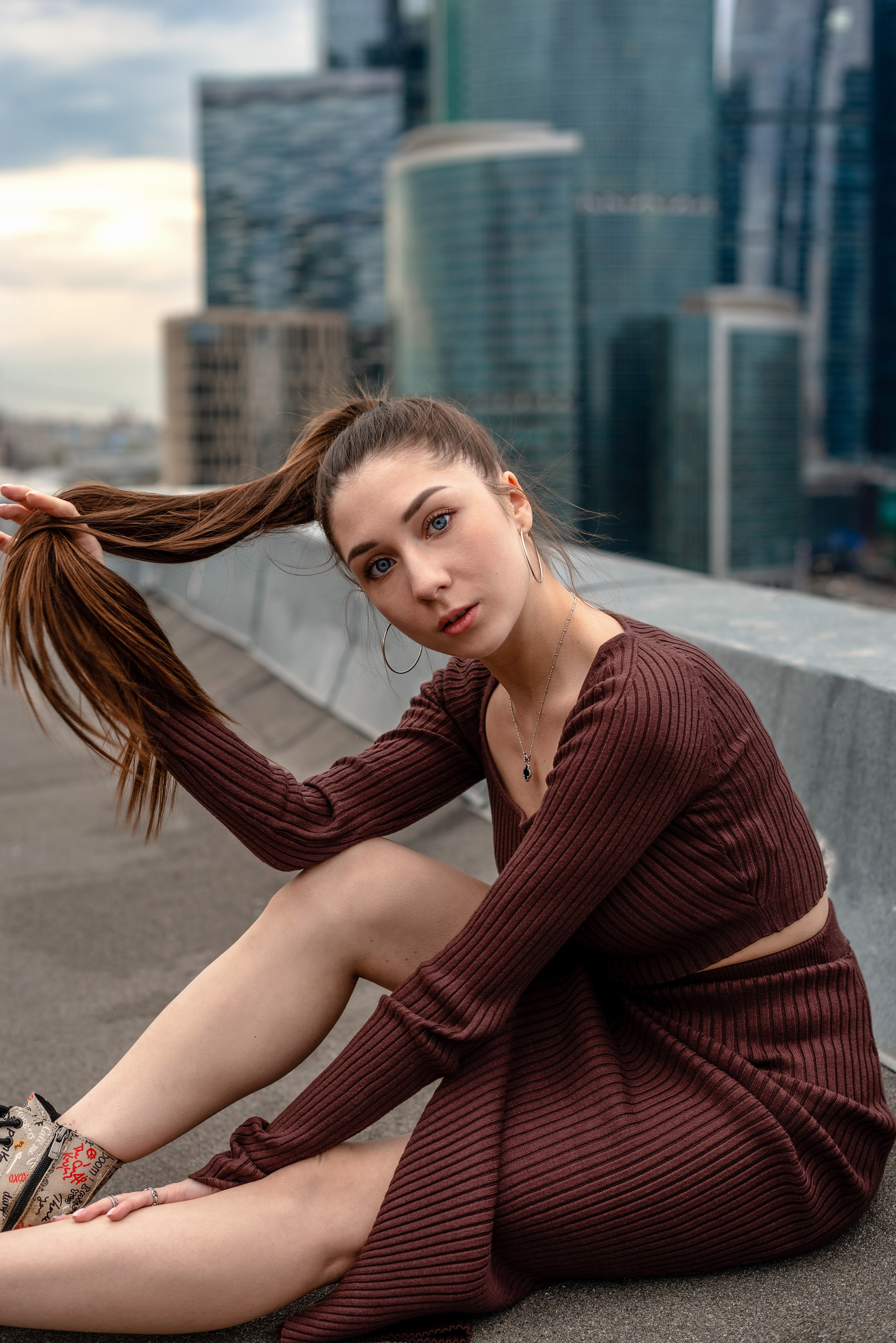 Съемка на крыше. Фотограф Марина Кукляева