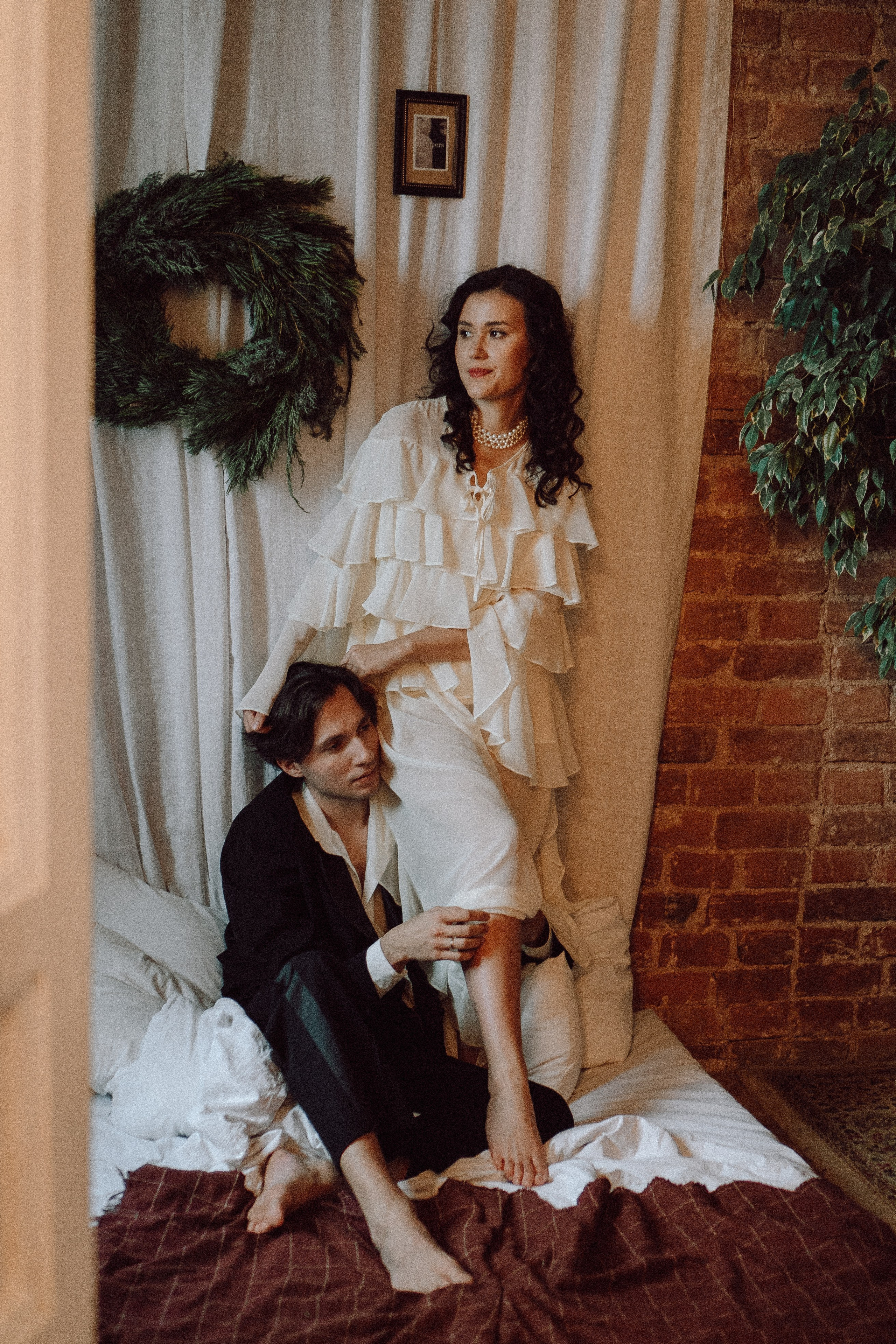 УТРО ЖЕНИХА И НЕВЕСТЫ В ФОТОСТУДИИ И ОСНОВНАЯ ФОТОСЕСИСИЯ ЗИМОЙ. Профессиональный фотограф, Санкт-Петербург — Виктория Богомолова