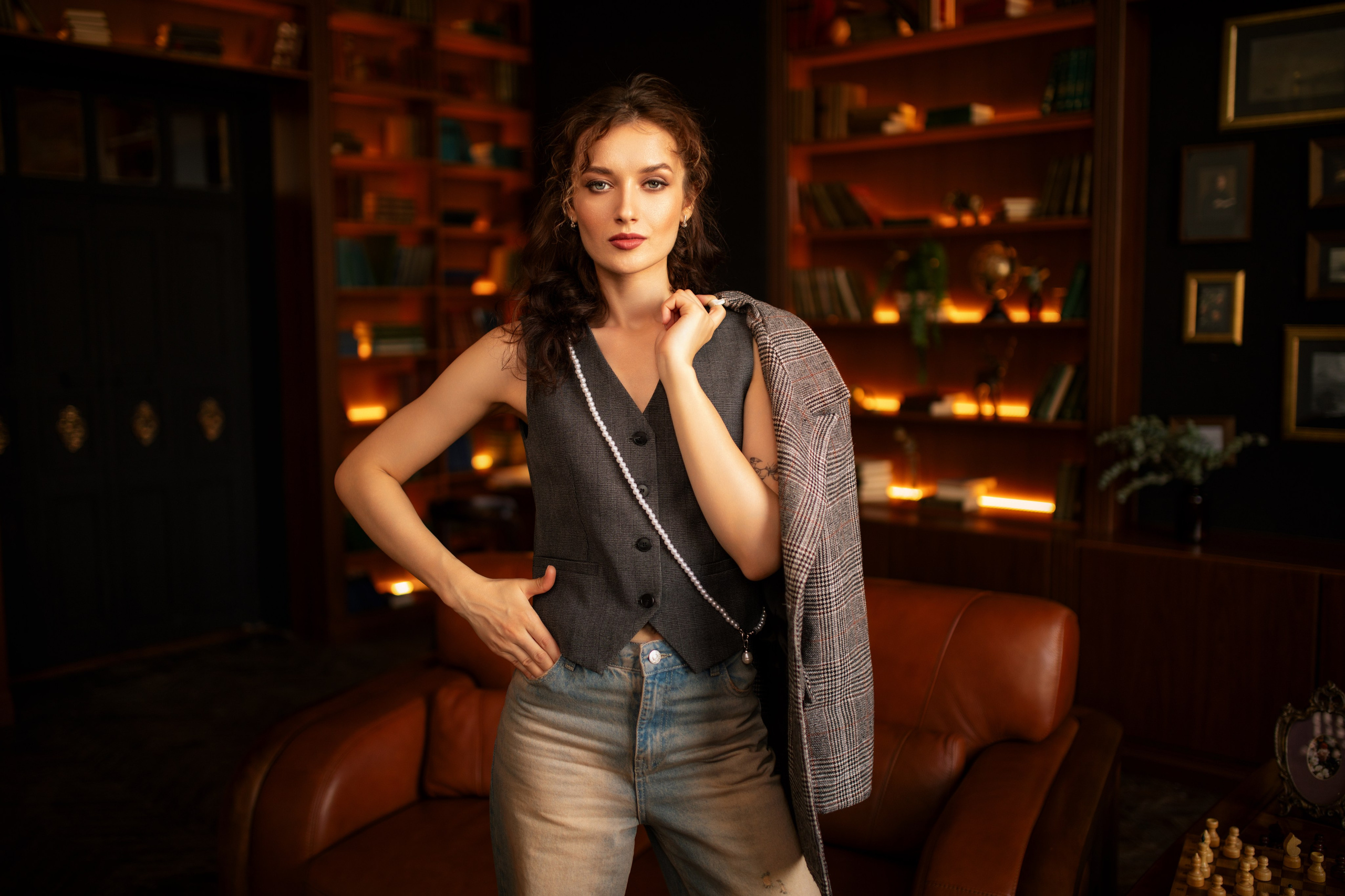 Фотосет с Анастасией в интерьере в формате «Я красивая». Дмитрий Шульгин, портретный фотограф в Воронеже