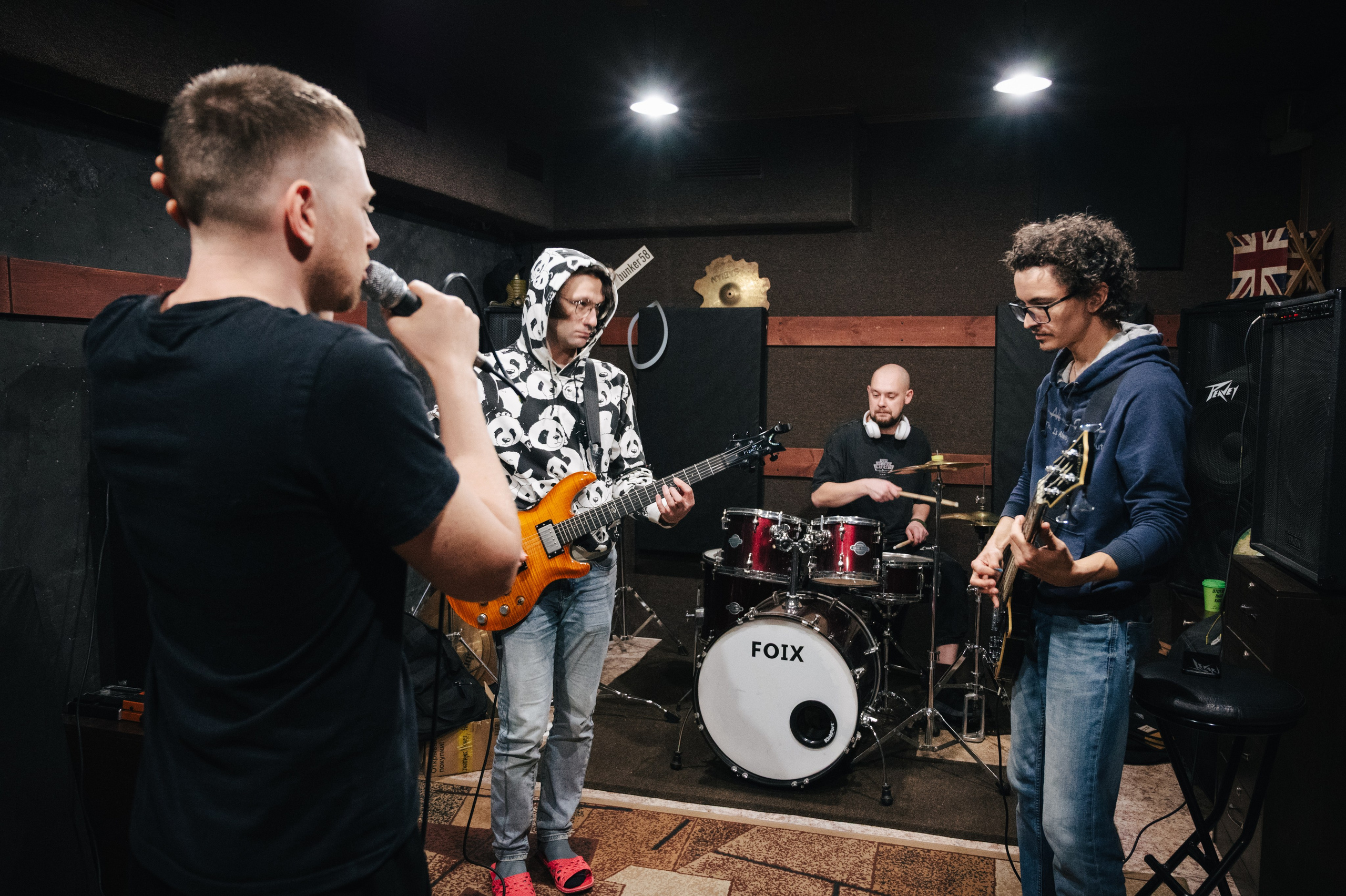 Репетиция группы «Прячемся!!!». Фотограф Анна Темнова. Пенза