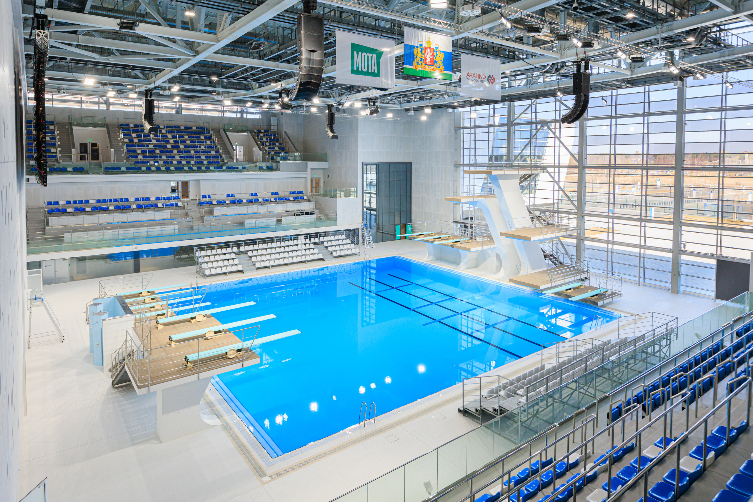 Фотограф для архитектурной съемки объектов Универсиады. Контент для бизнеса в Екатеринбурге Полдень Медиа