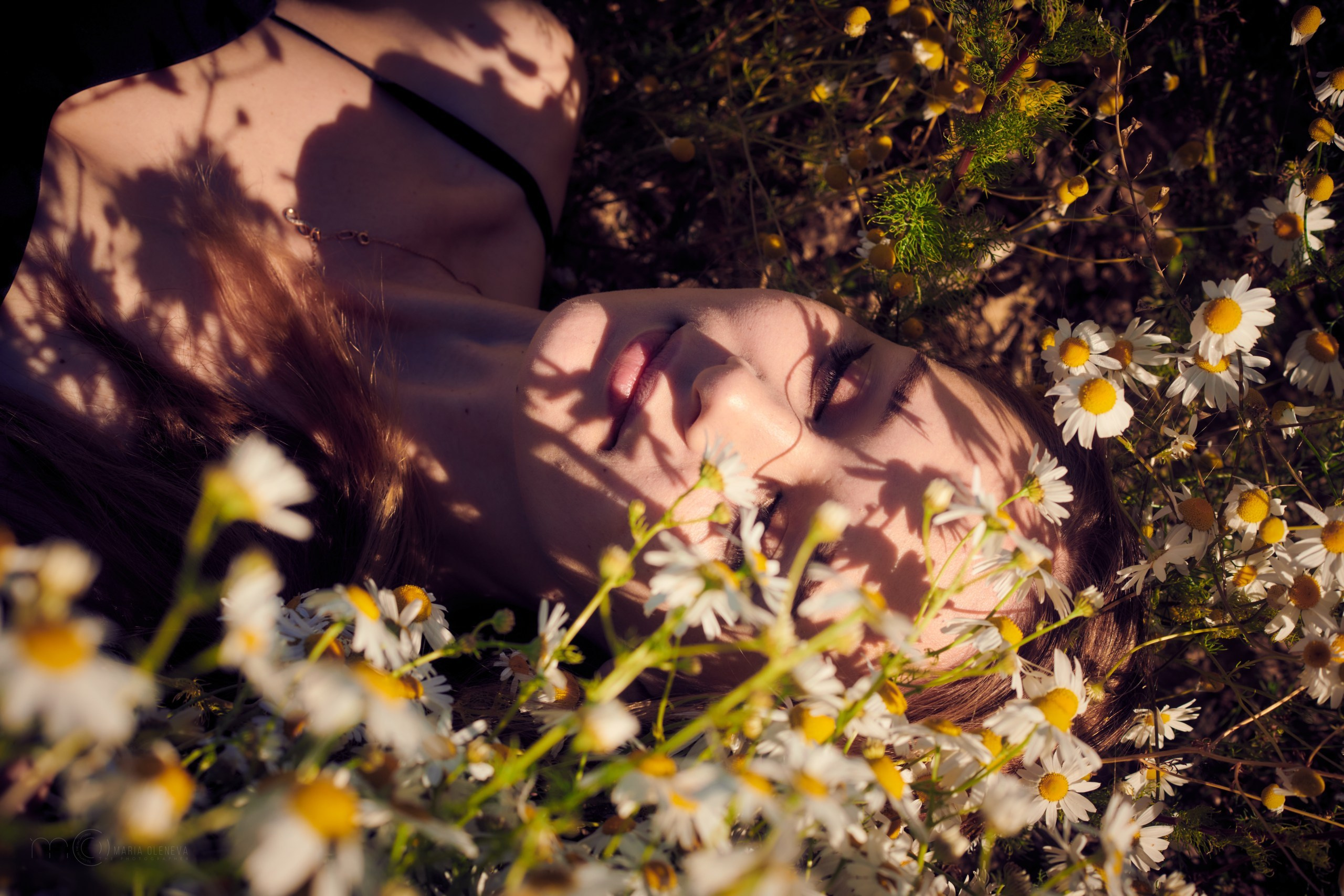 В ромашках. Фотограф Мария Оленева