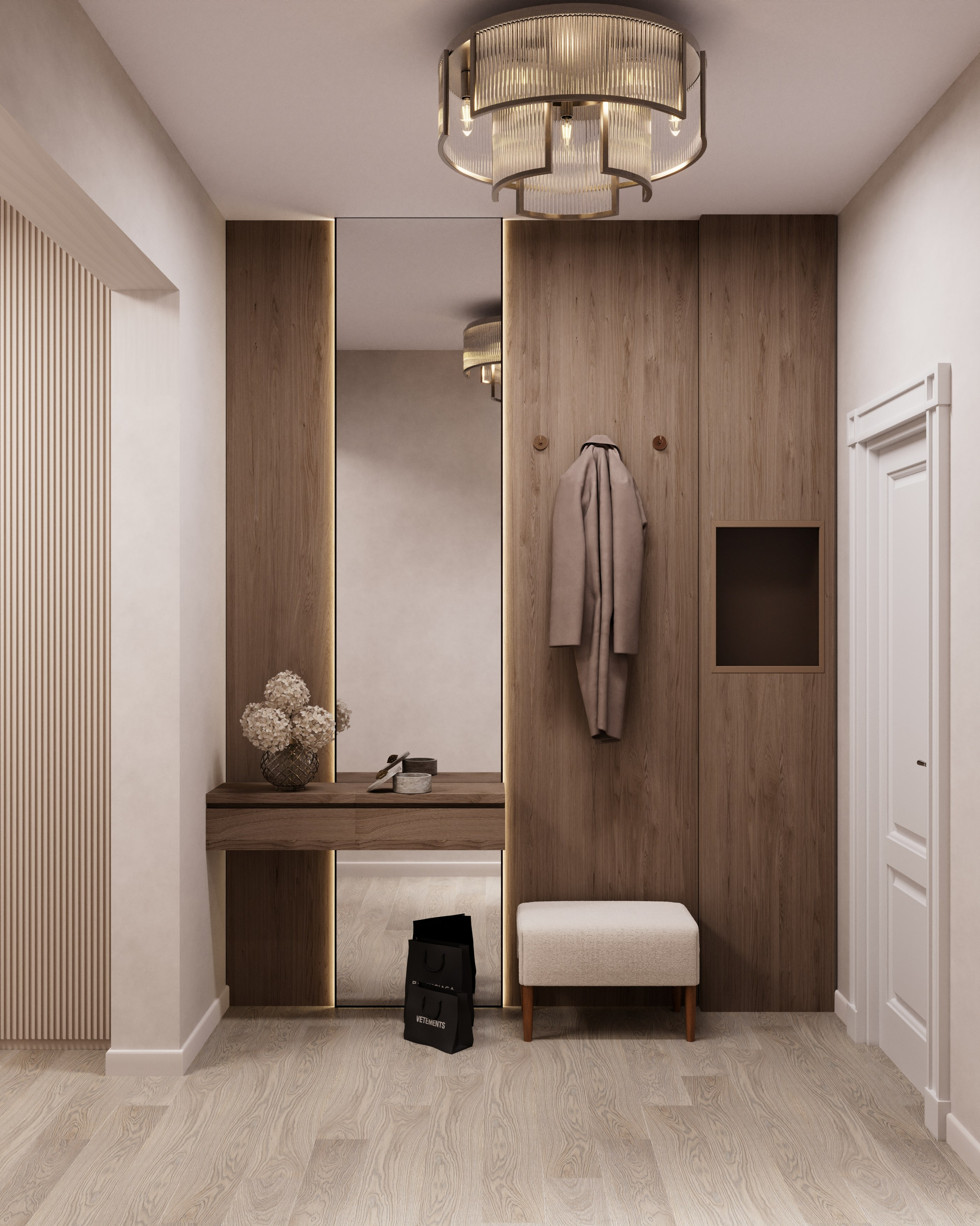 Просторная стильная двушка г. Краснодар. Батракова Наталья дизайнер интерьеров Санкт-Петербург Москва Архангель