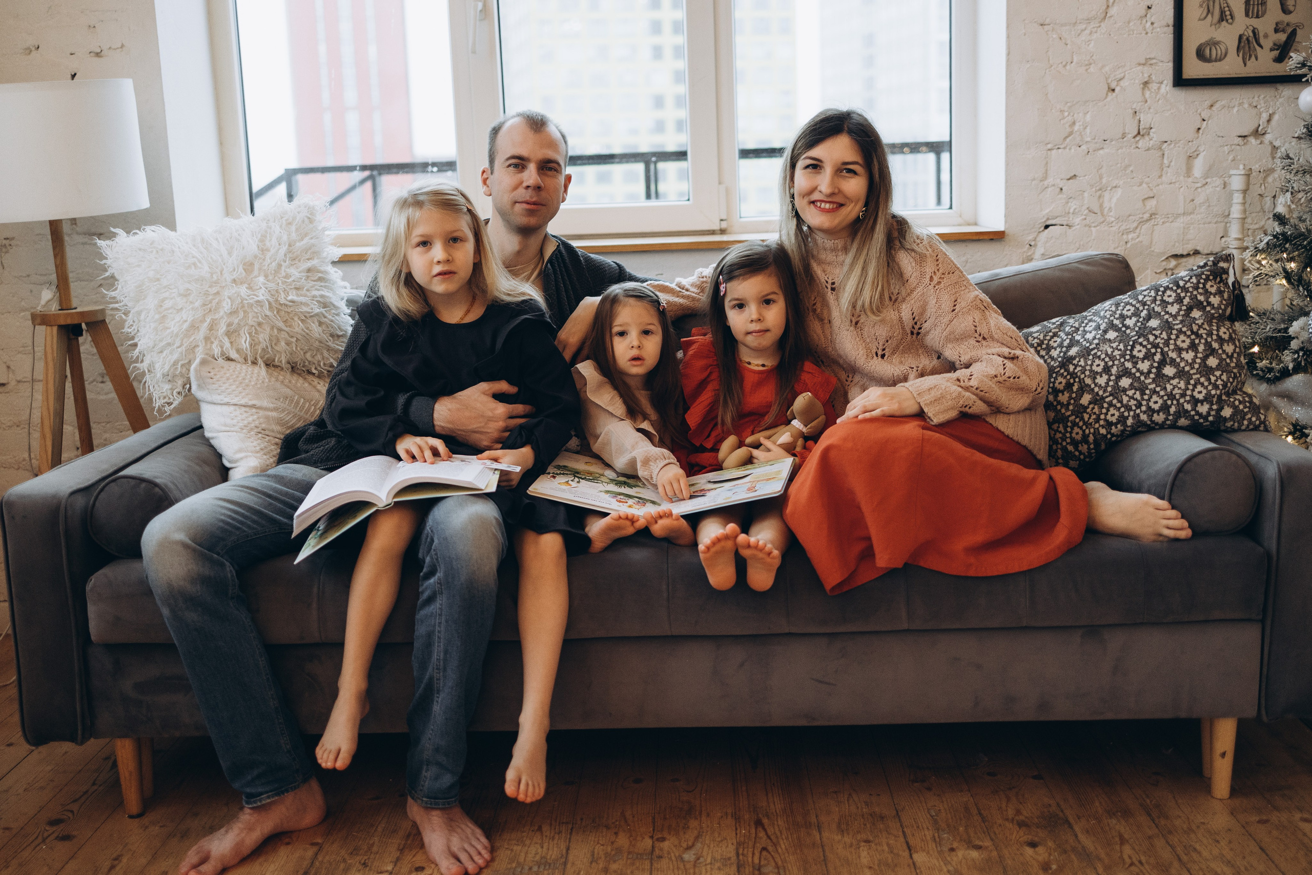 Эля, Вася, Алиса, Ева, Мира. Семейный фотограф в Москве Виктория Ястребинская