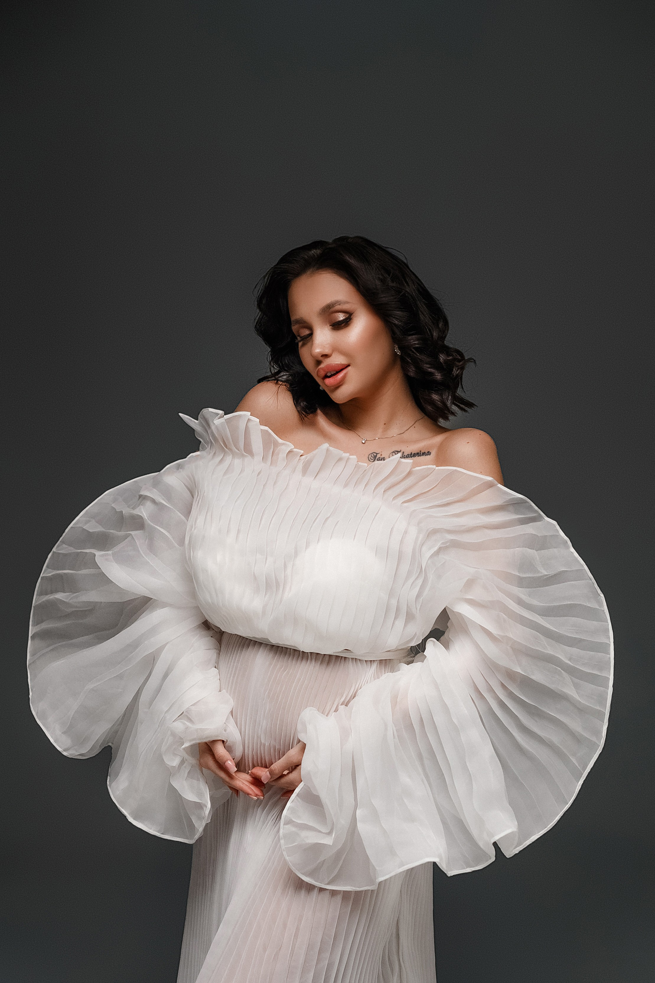 Платье гофре. Фотограф Анна Качан