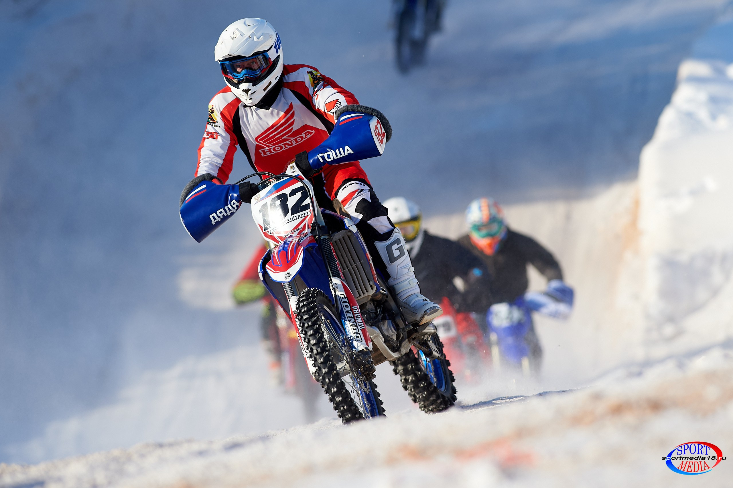 3 этап Кубка Удмуртской Республики по мотокроссу. Воткинск 23.02.2025. Спортивный репортажный фотограф в Ижевске Сергей Мерзляков